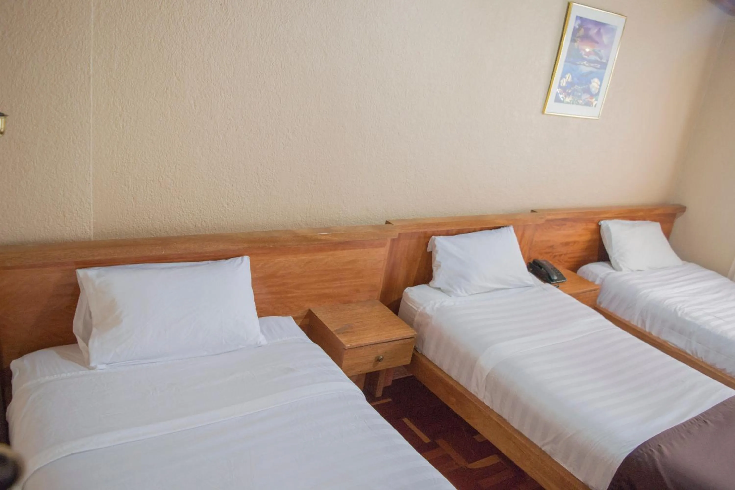 Bed in Hostal Loro Verde
