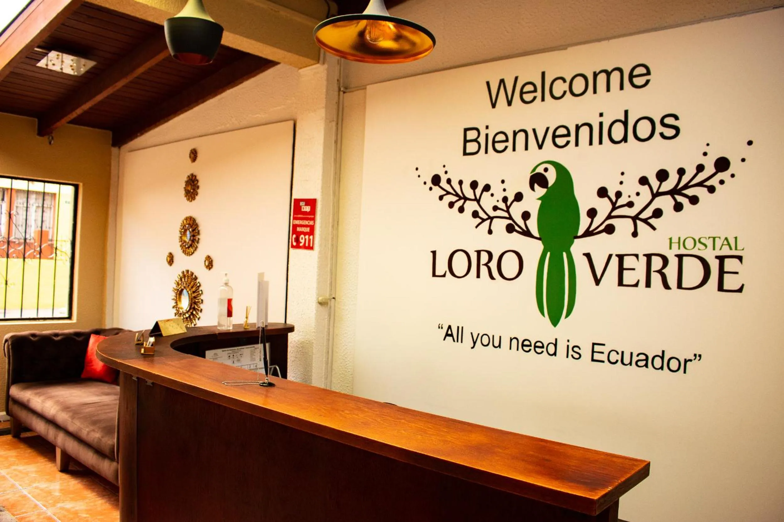 Property logo or sign in Hostal Loro Verde