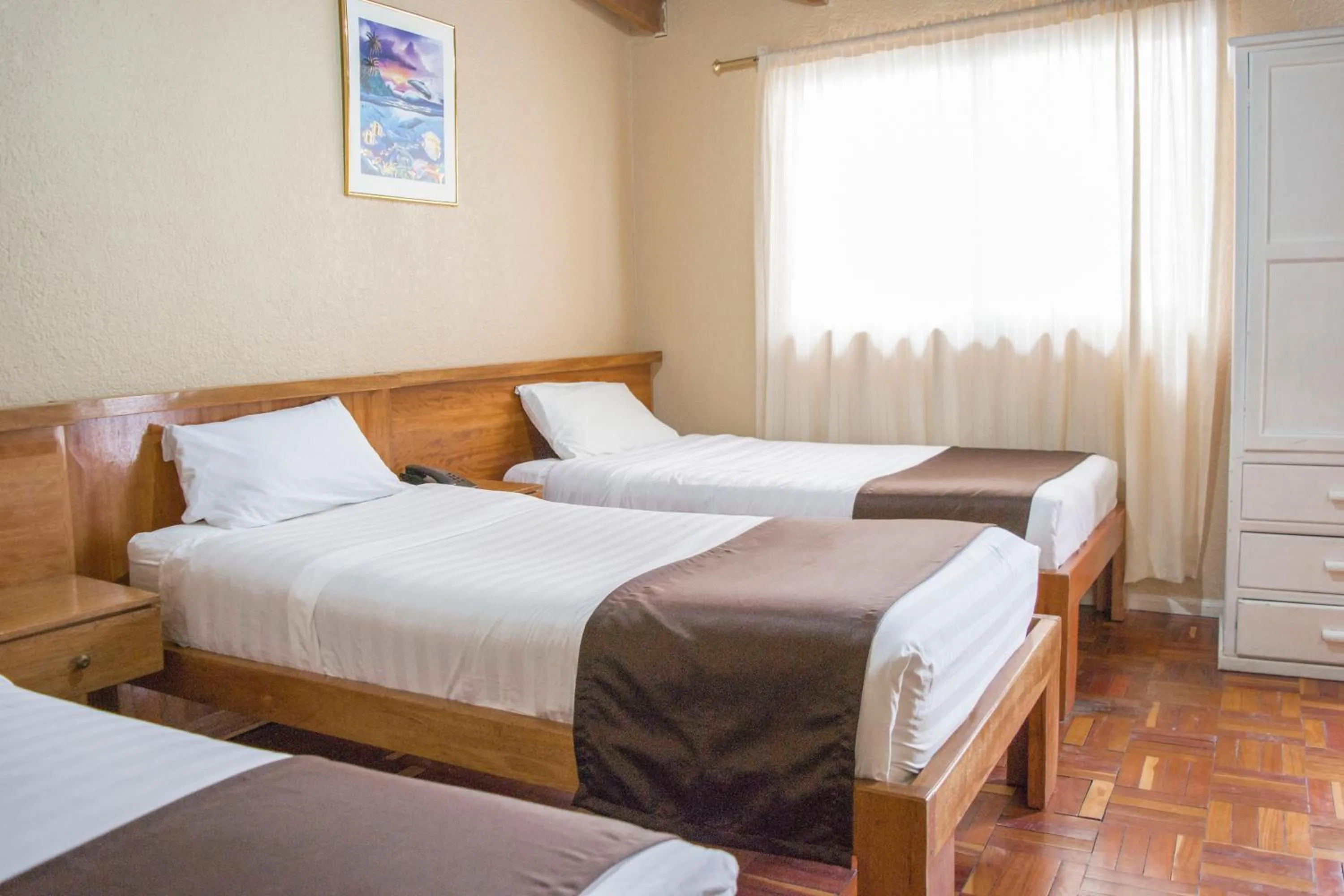 Bed in Hostal Loro Verde