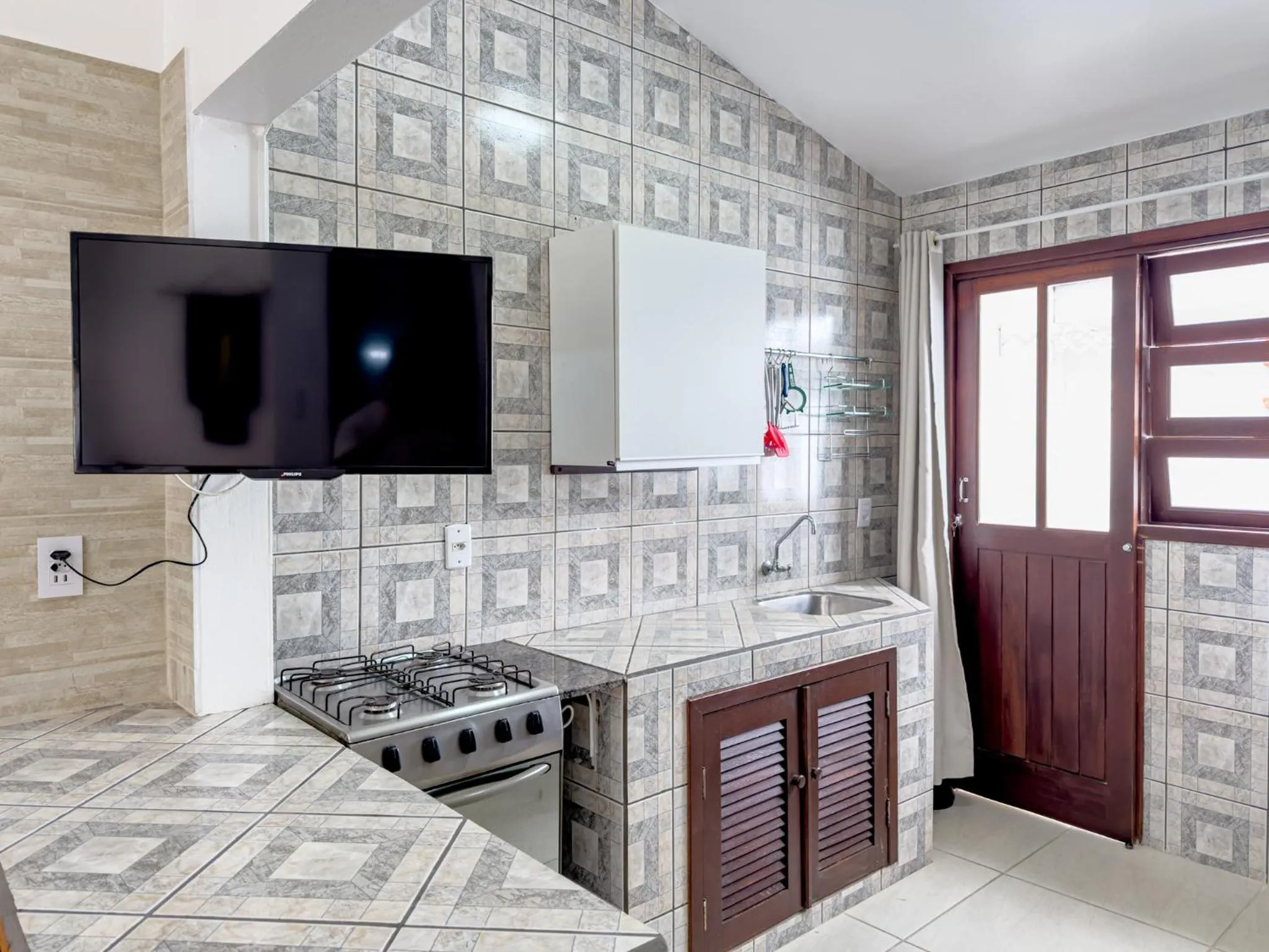 Kitchen or kitchenette in Lemuria Apart Hotel