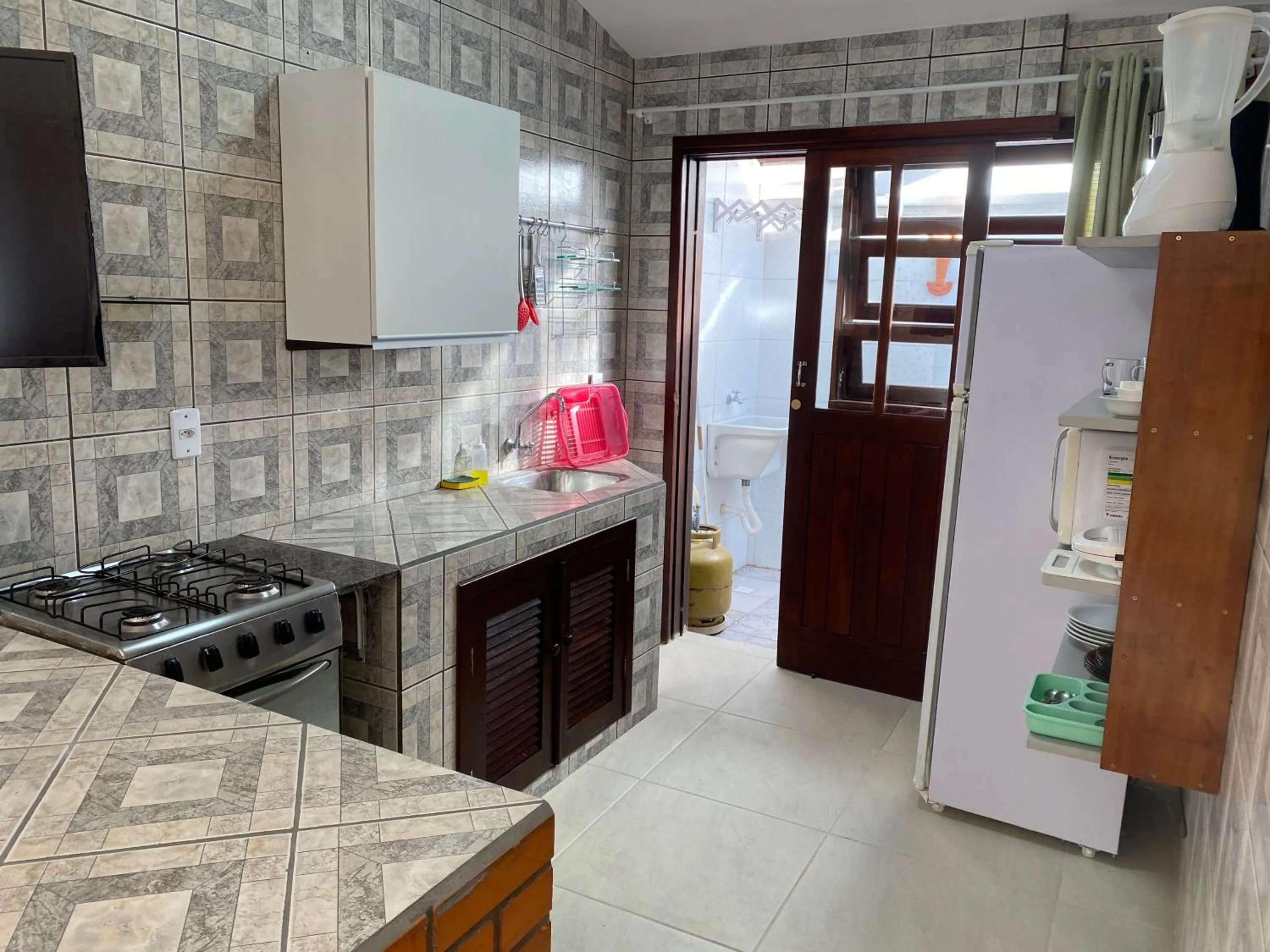 Kitchen or kitchenette in Lemuria Apart Hotel