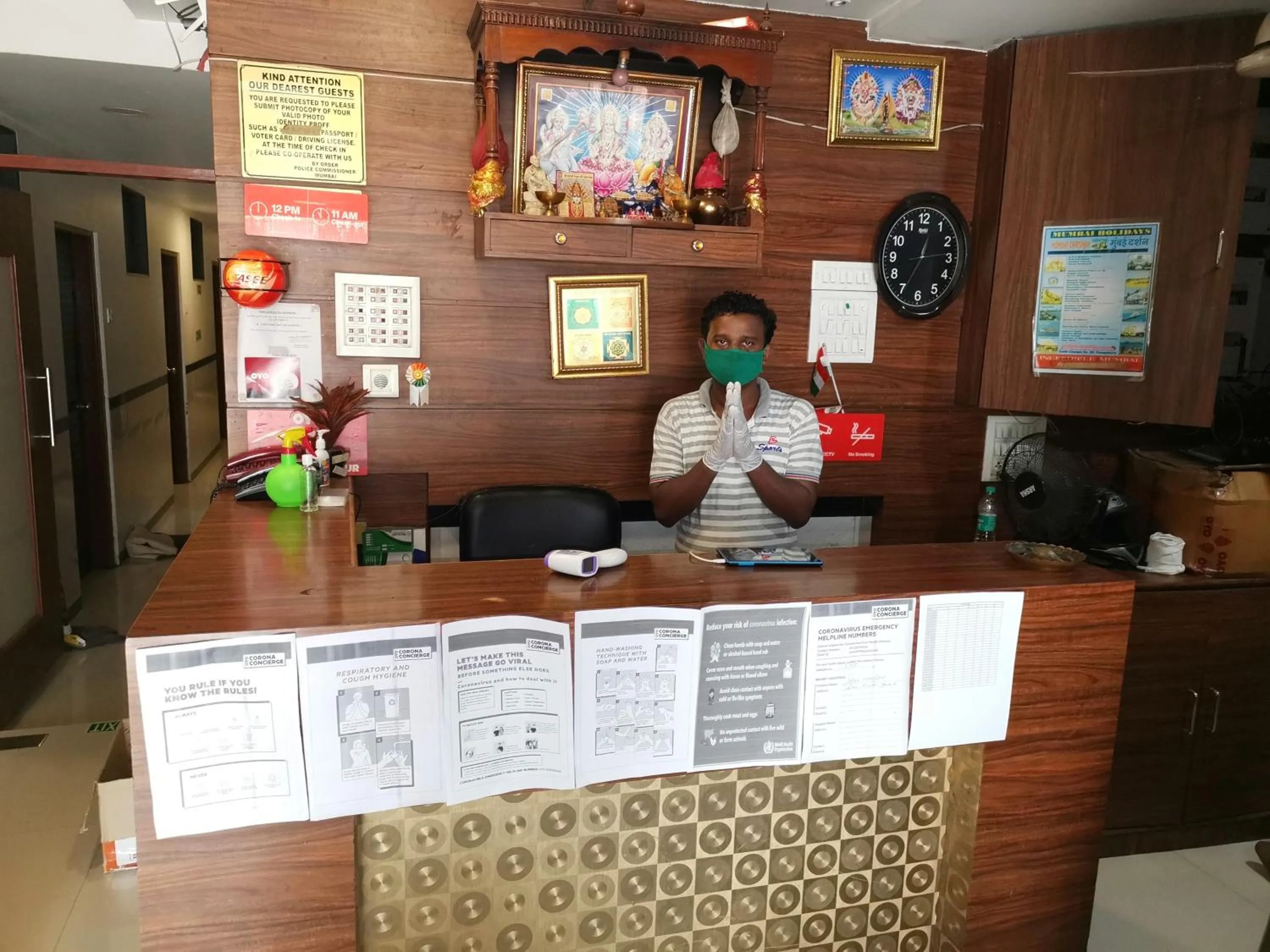 Facade/entrance in Hotel O Sion Residency