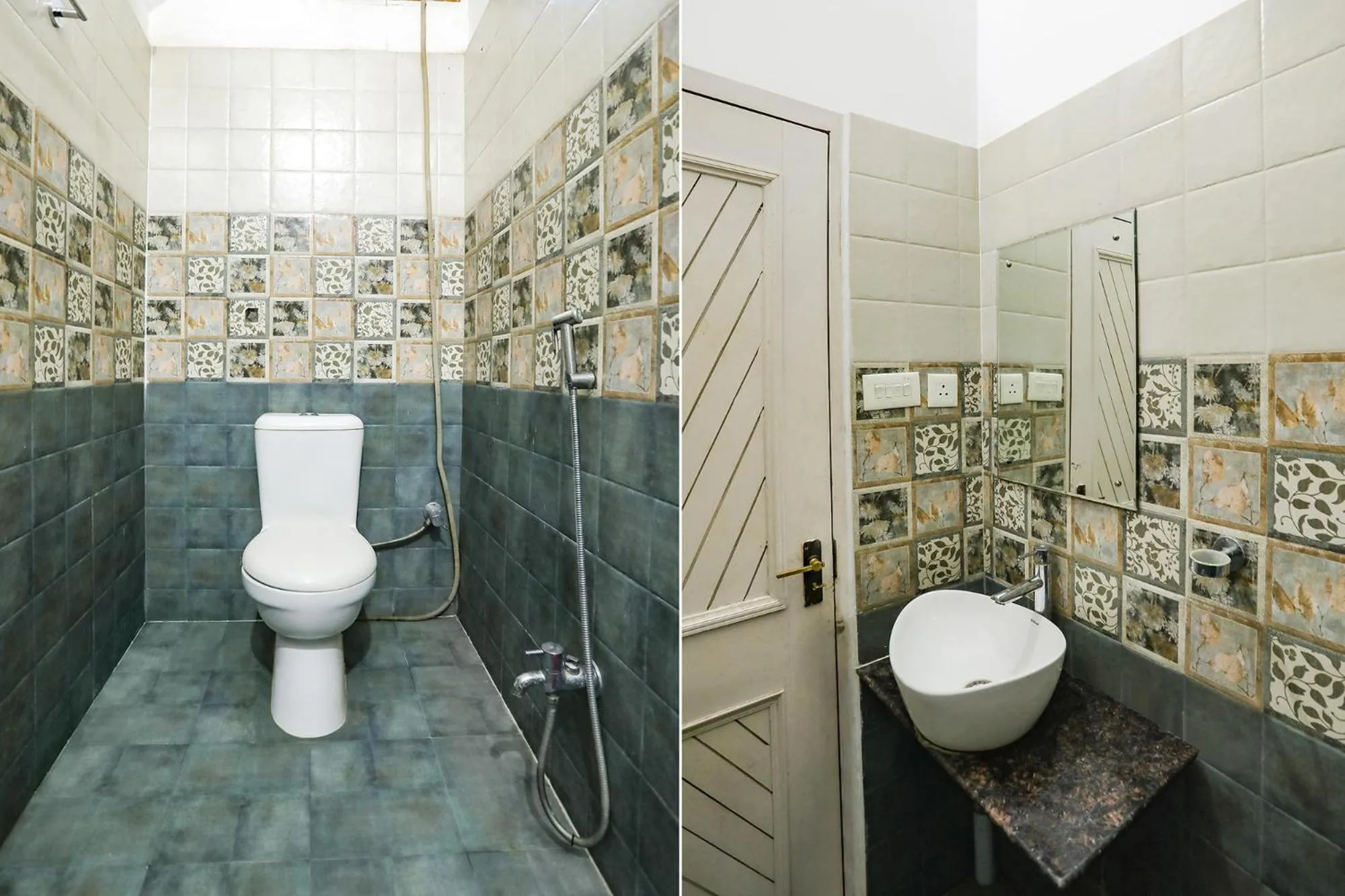 Bathroom in Via Prashansa Palace - Banaras Railway Station