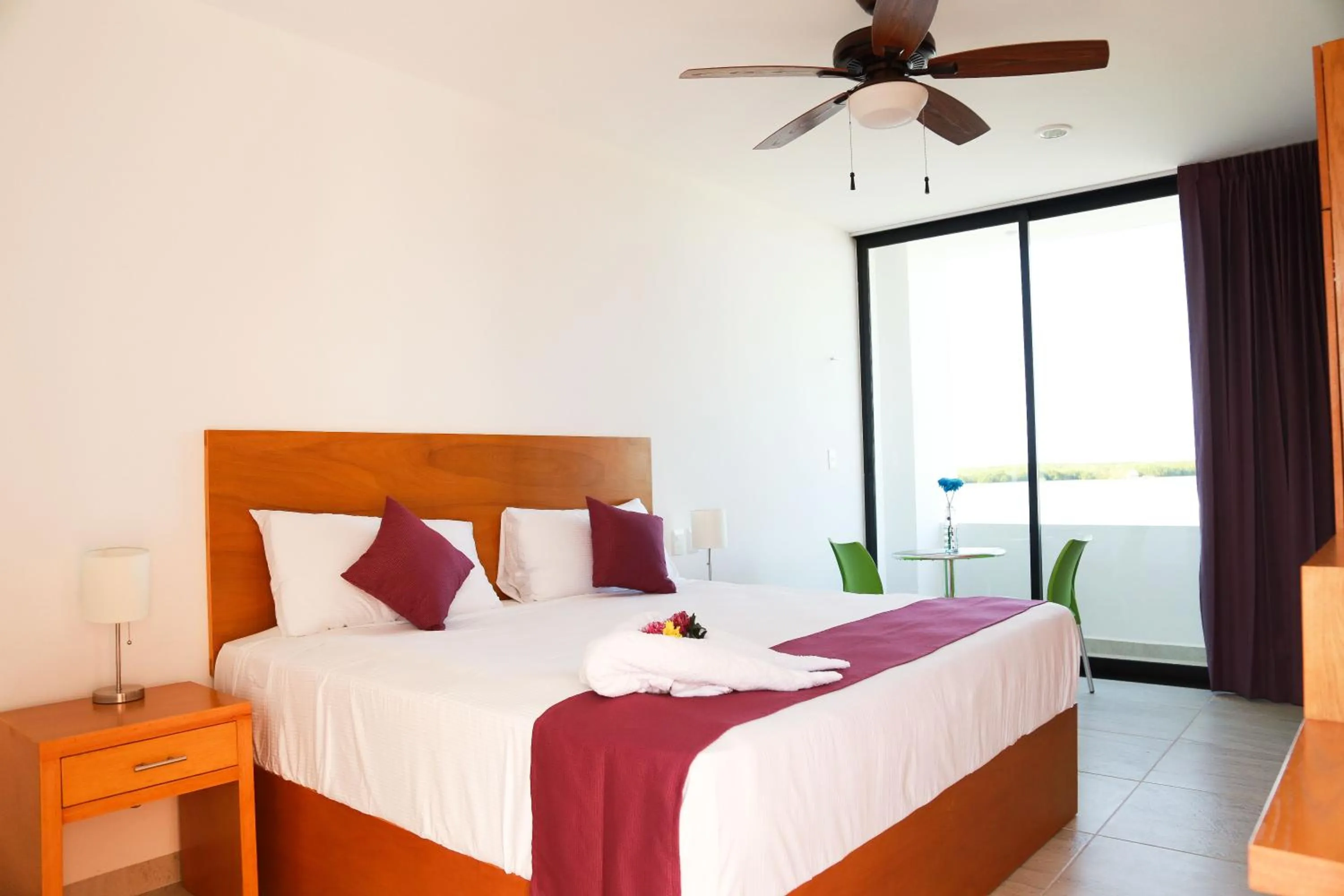 Bed in Yuum Ha Boutique Hotel