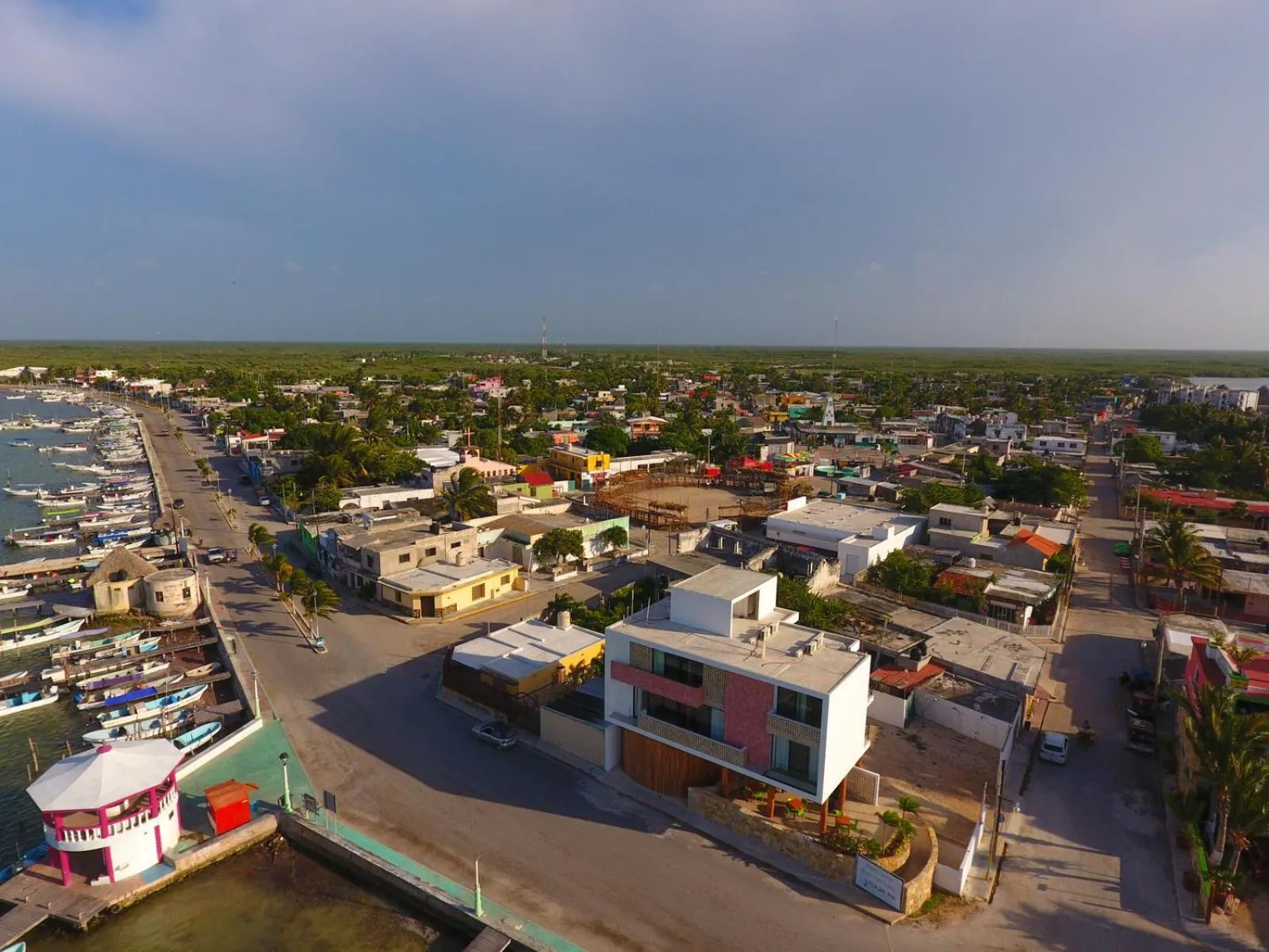 Bird's eye view in Yuum Ha Boutique Hotel
