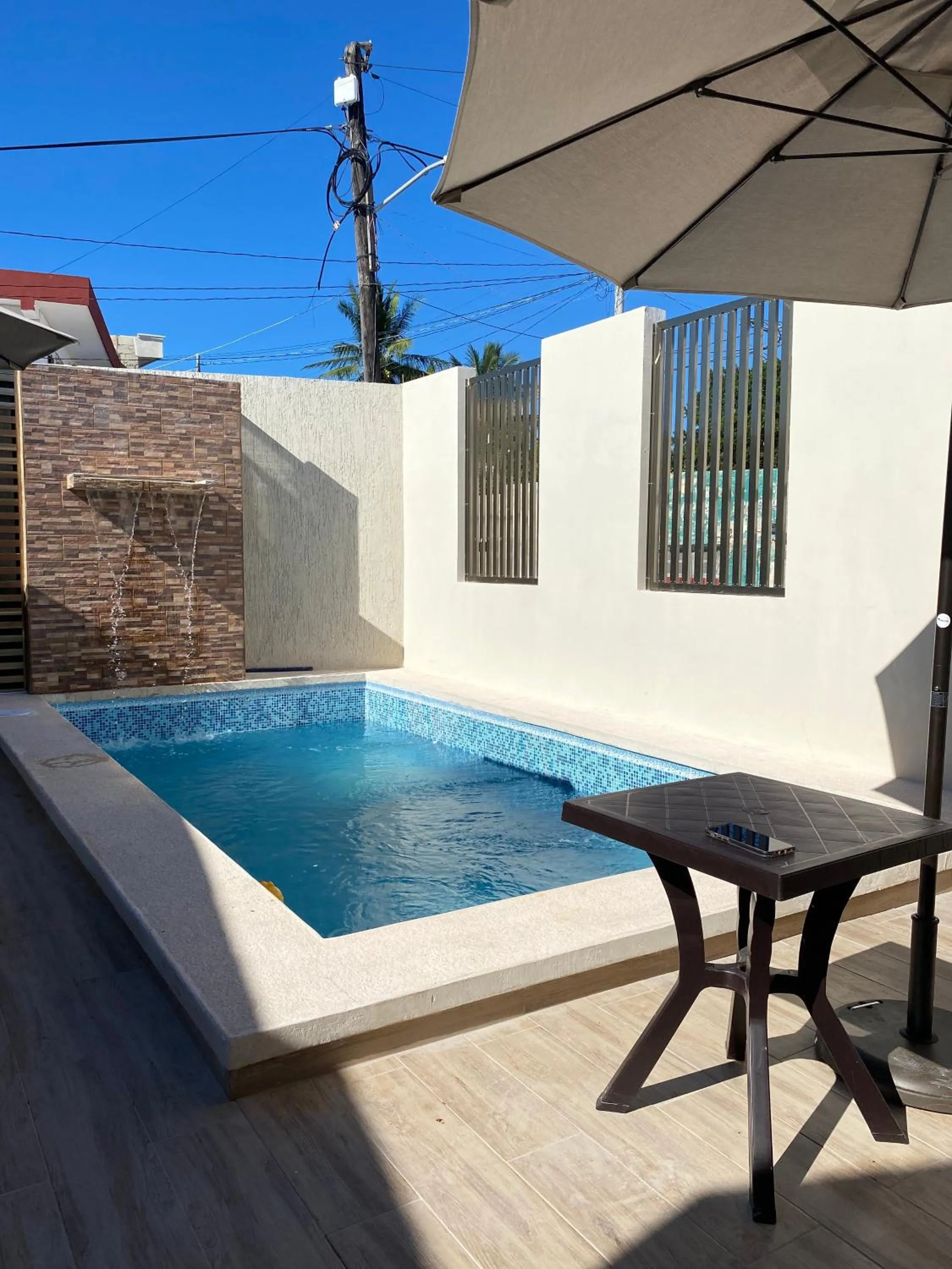 Swimming pool in Hotel Posada Mercy