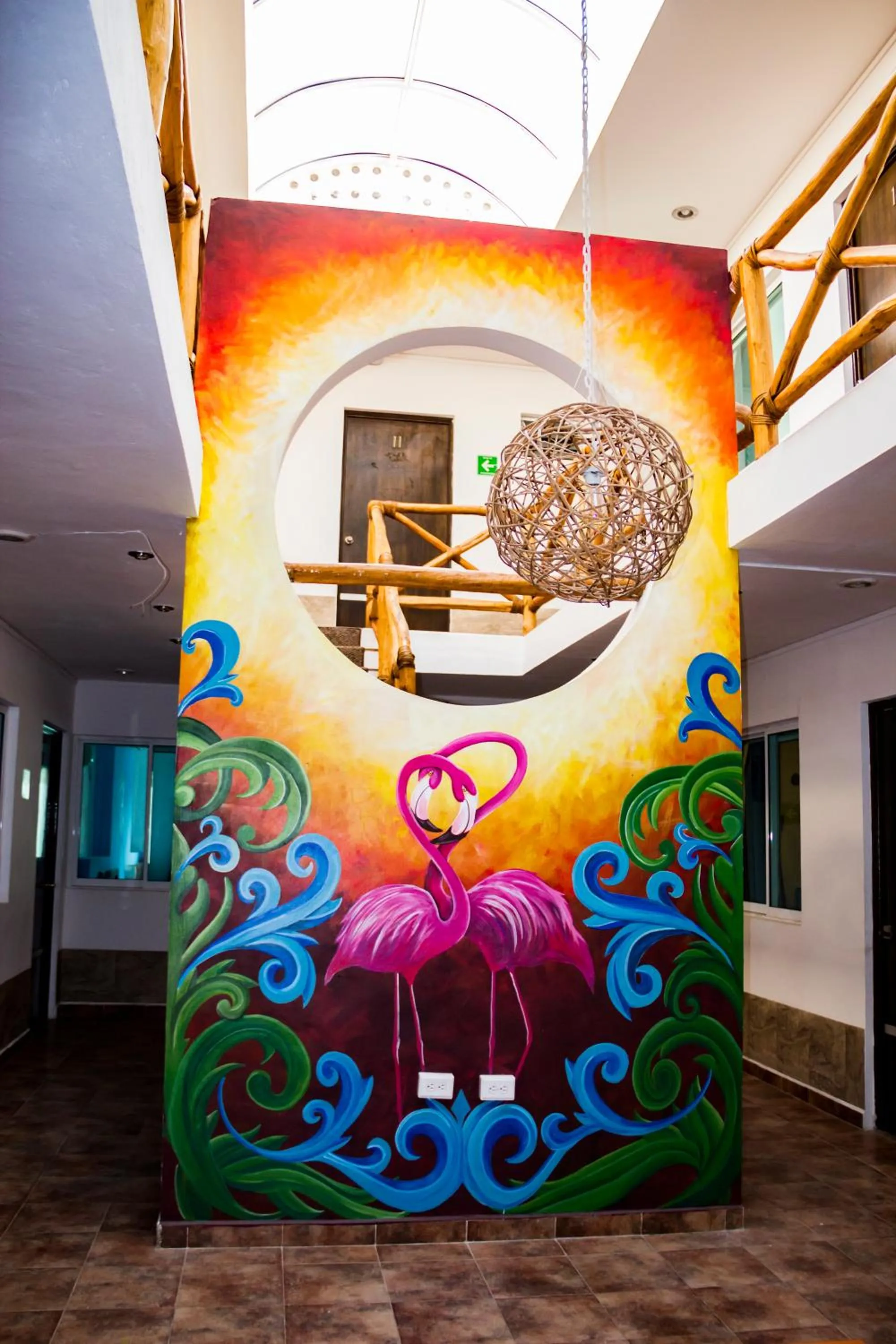 Communal lounge/ TV room in Hotel Tabasco Rio