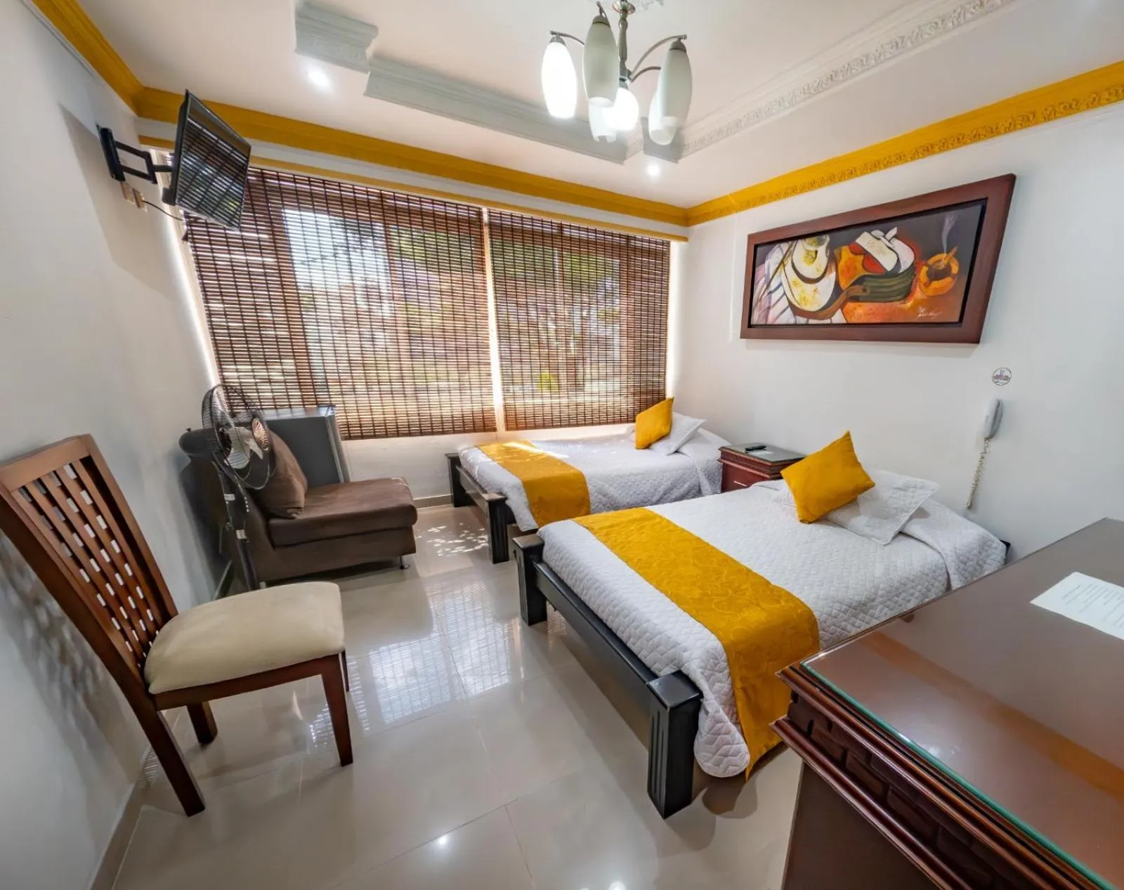 Bedroom, Bed in Hotel Aires del Quindío Armenia