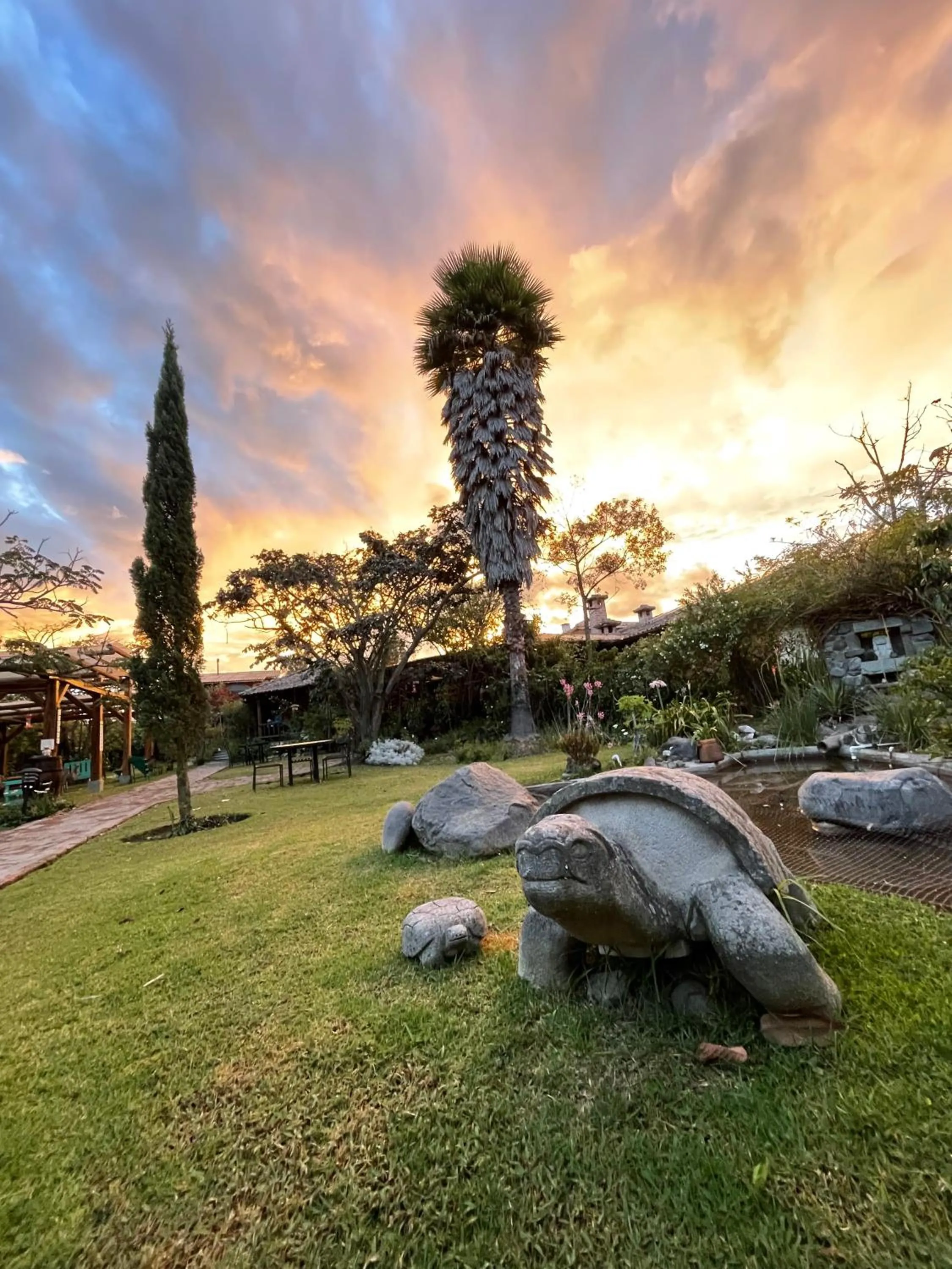 Garden in Hacienda Jimenita Wildlife Reserve