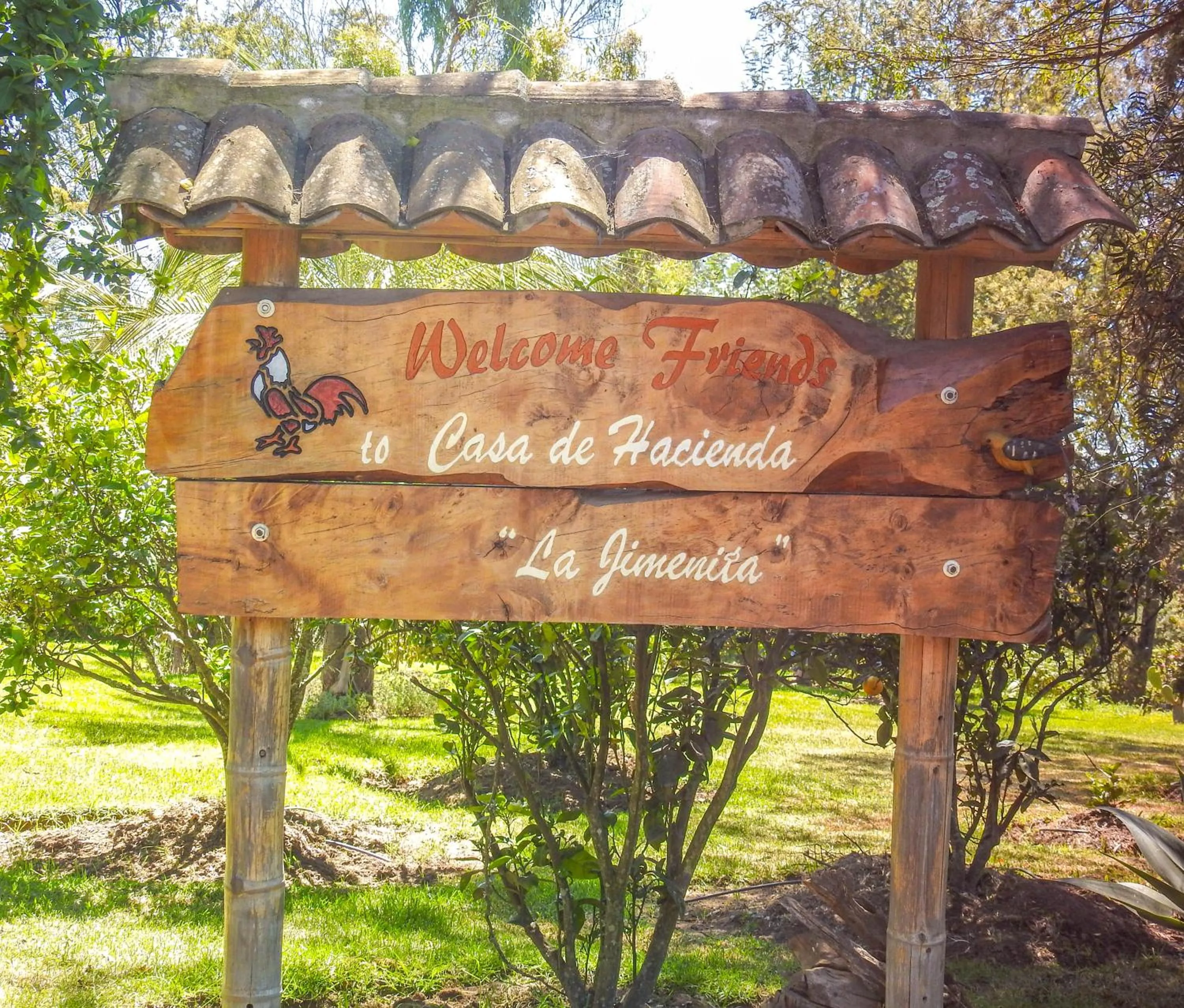 Facade/entrance in Hacienda Jimenita Wildlife Reserve