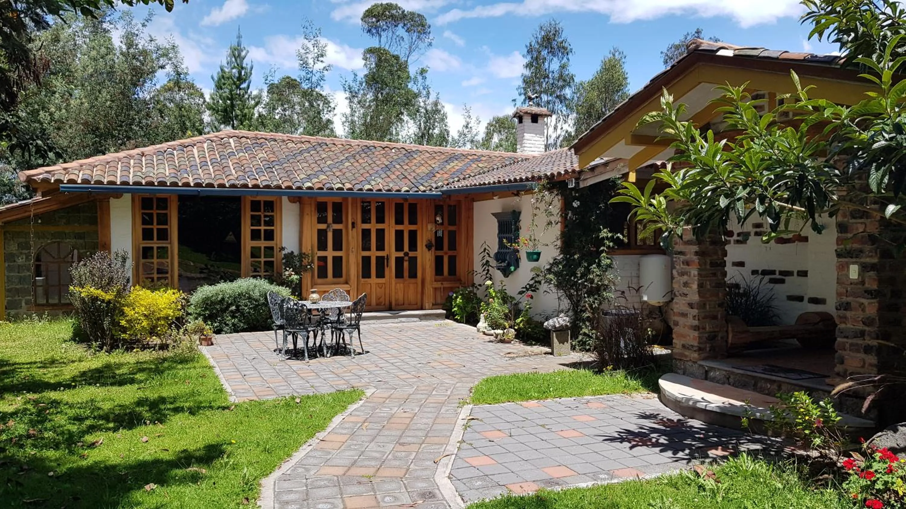 Patio in Hacienda Jimenita Wildlife Reserve