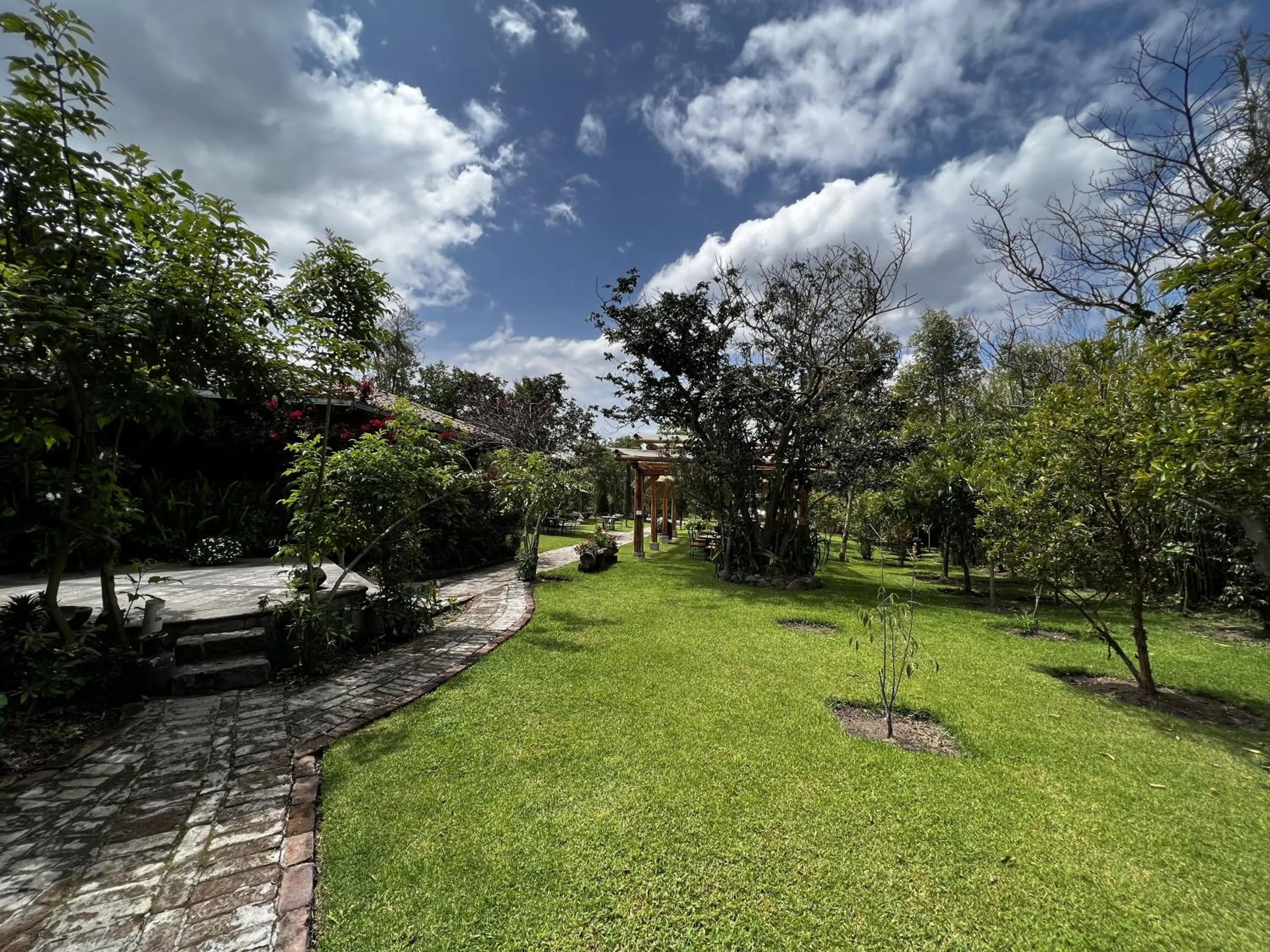 Natural landscape in Hacienda Jimenita Wildlife Reserve
