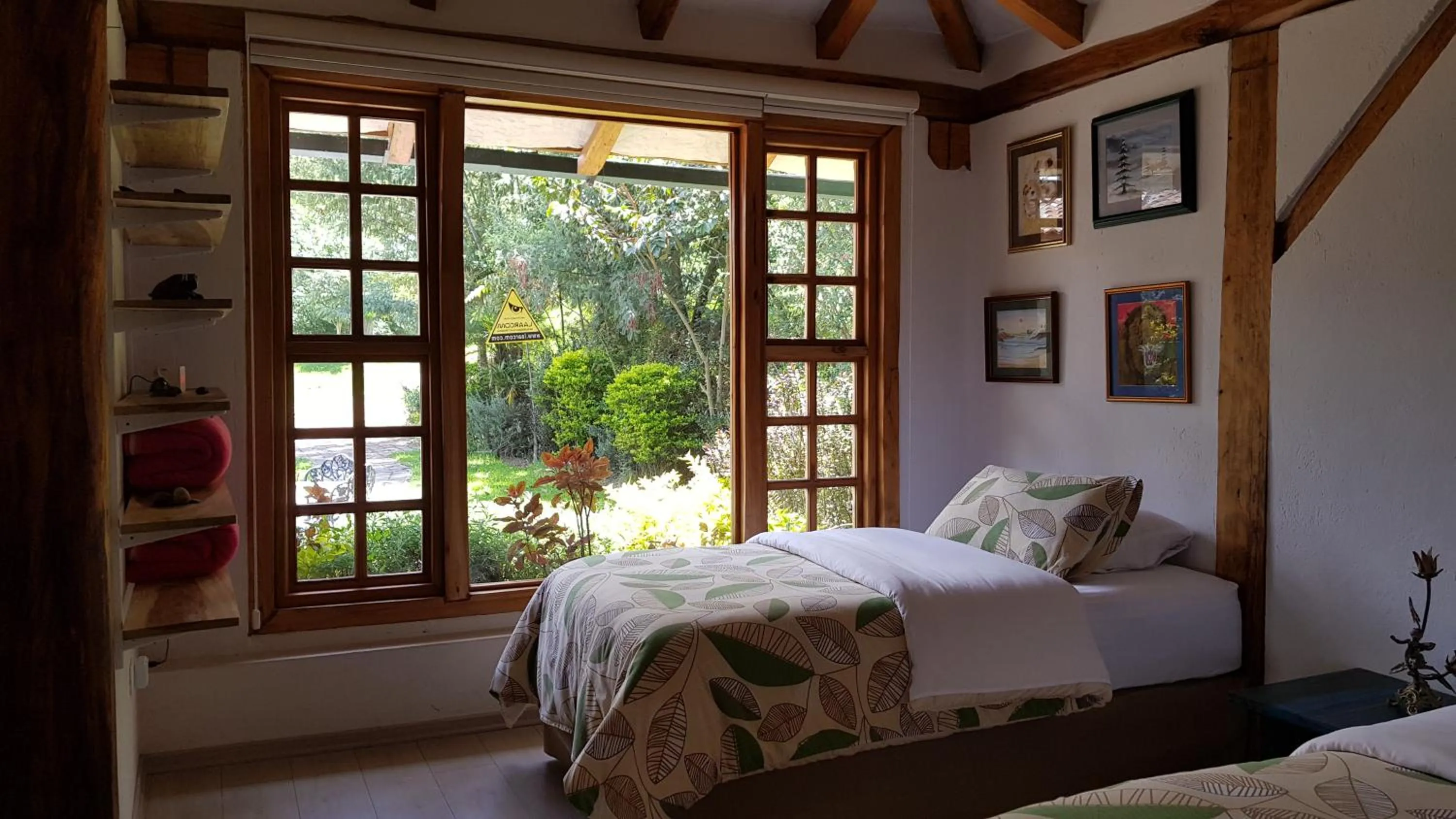 Bedroom, Bed in Hacienda Jimenita Wildlife Reserve
