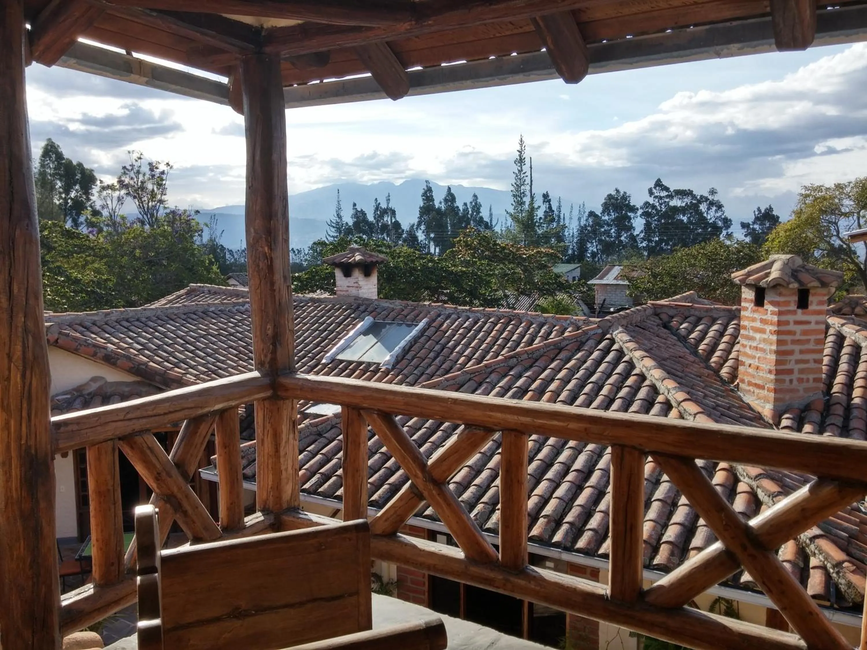 Balcony/Terrace in Hacienda Jimenita Wildlife Reserve