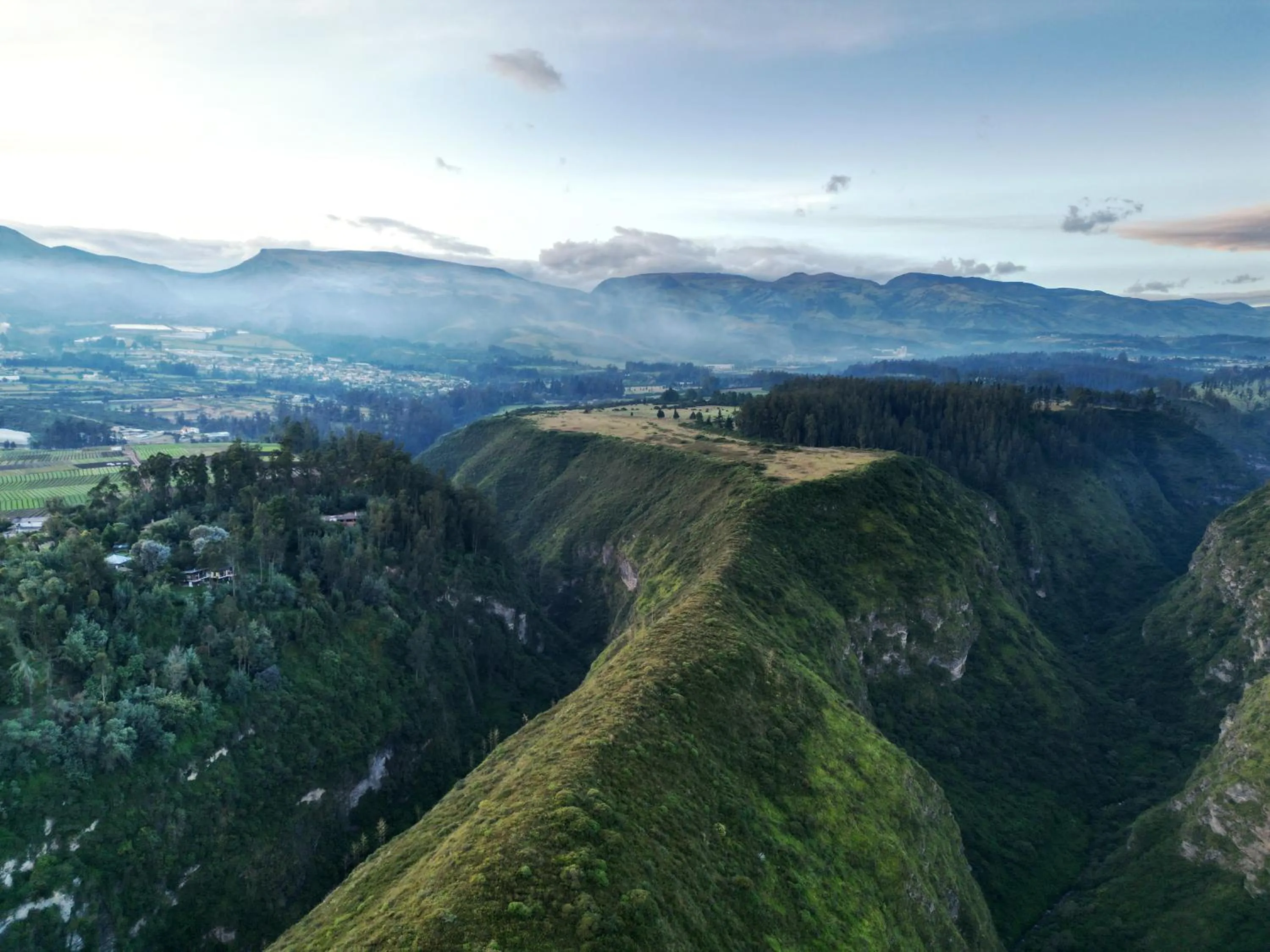 Natural landscape in Hacienda Jimenita Wildlife Reserve