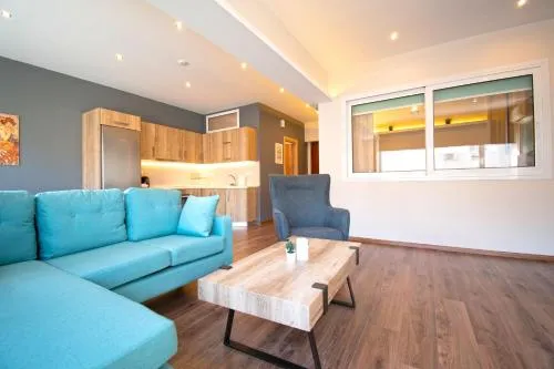 Abstract Flat With Urban View