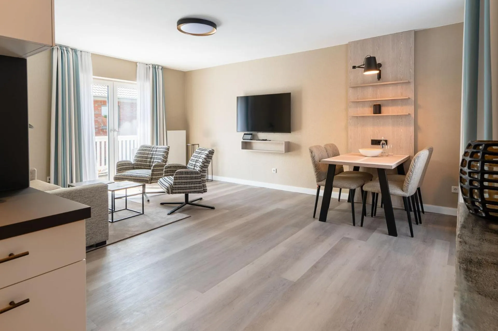 Living room in Hotel am Schlosspark garni