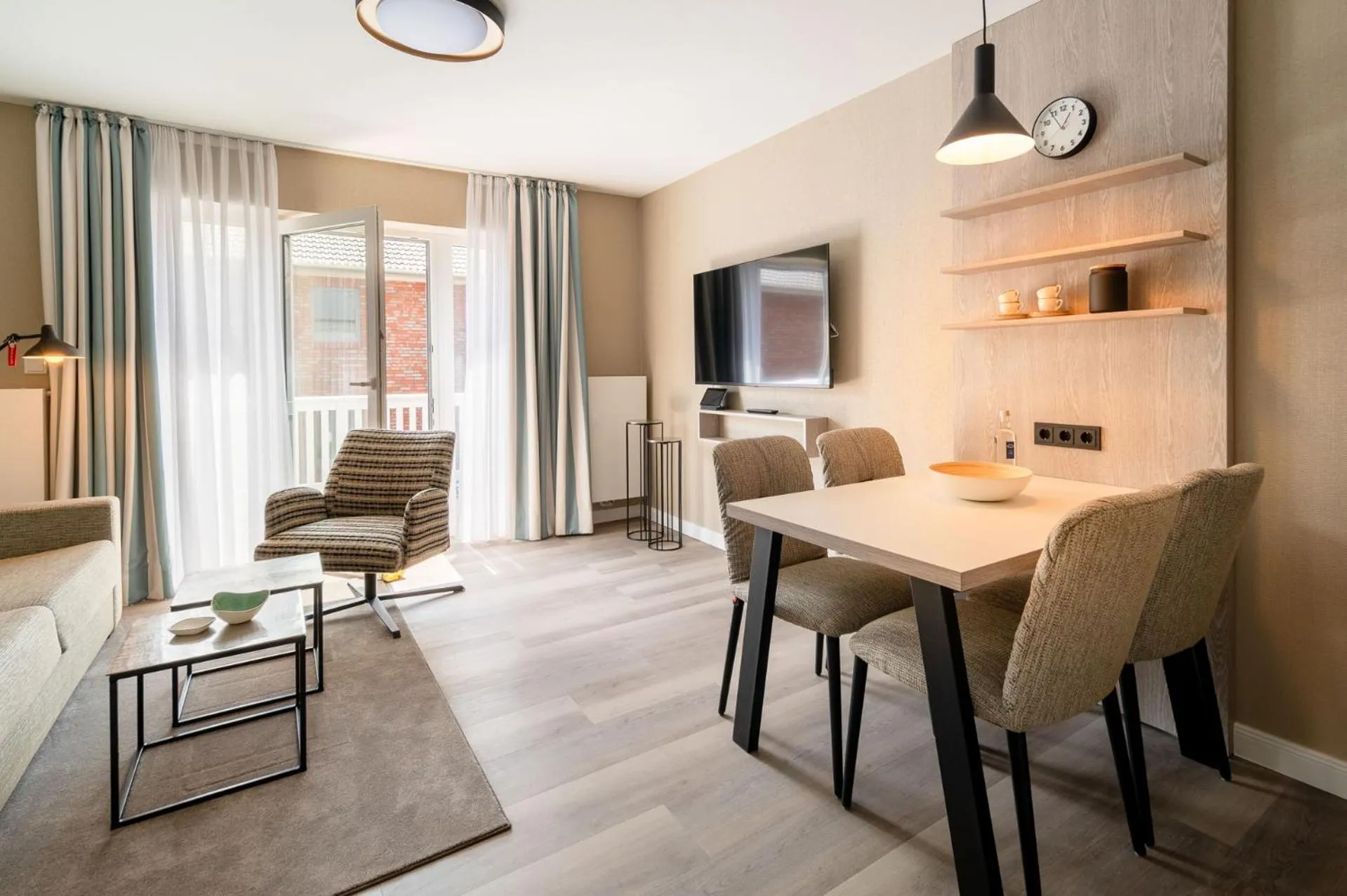 Living room in Hotel am Schlosspark garni