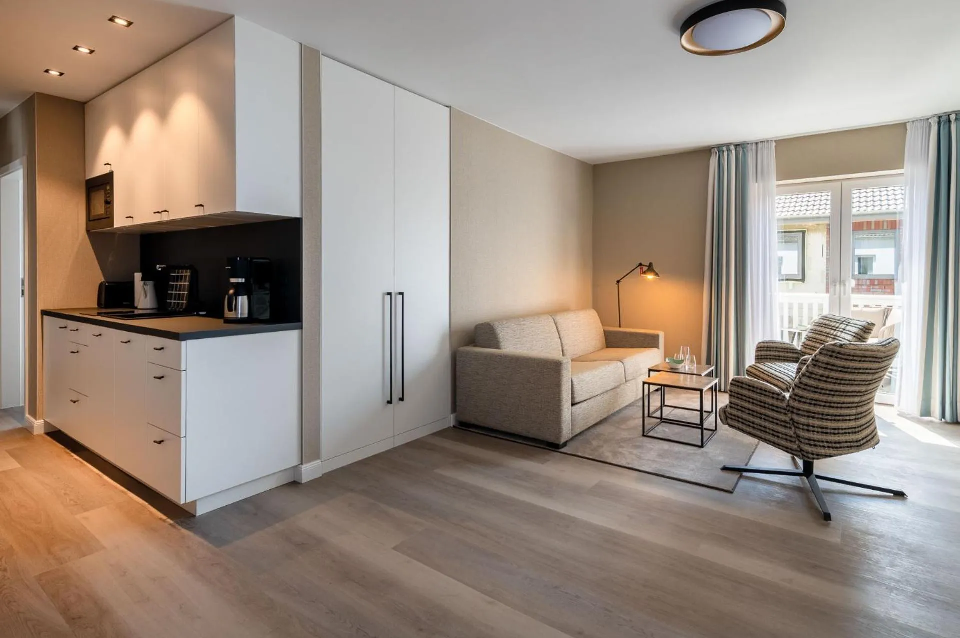 Living room in Hotel am Schlosspark garni