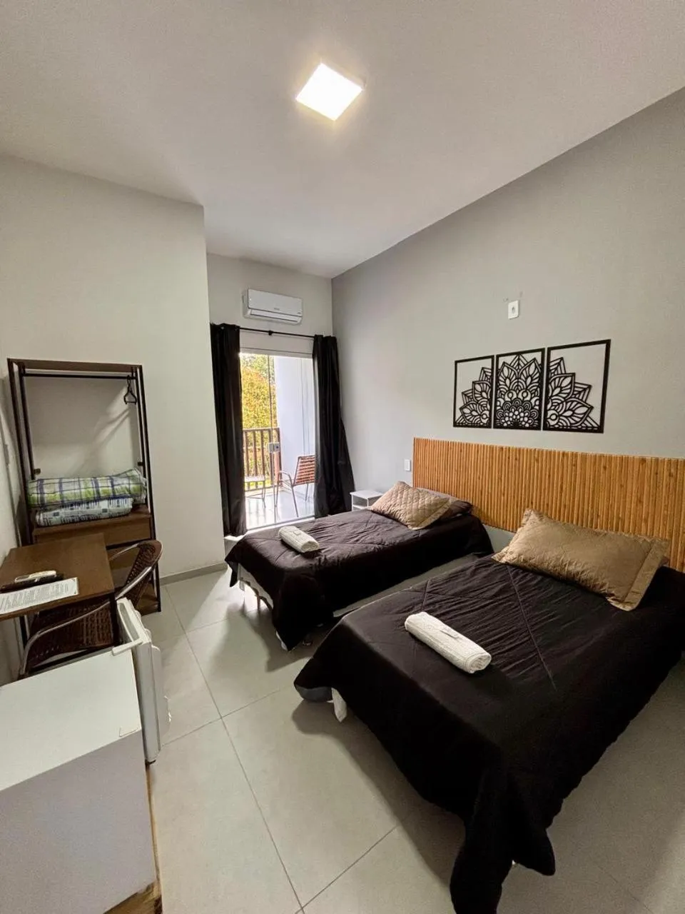 Bed in Pousada Dona Francisca