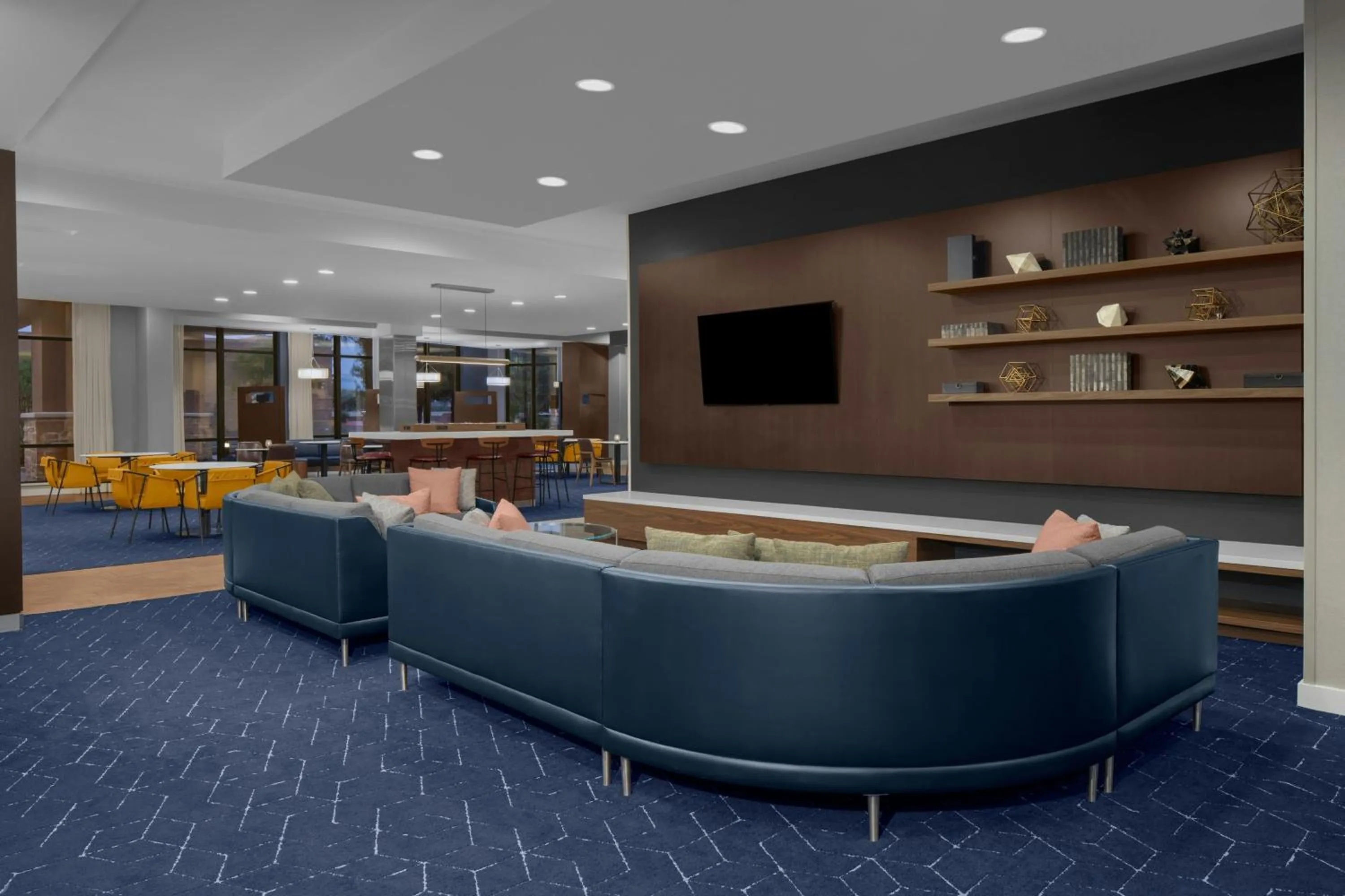 Lobby or reception in Courtyard By Marriott Houston Kingwood