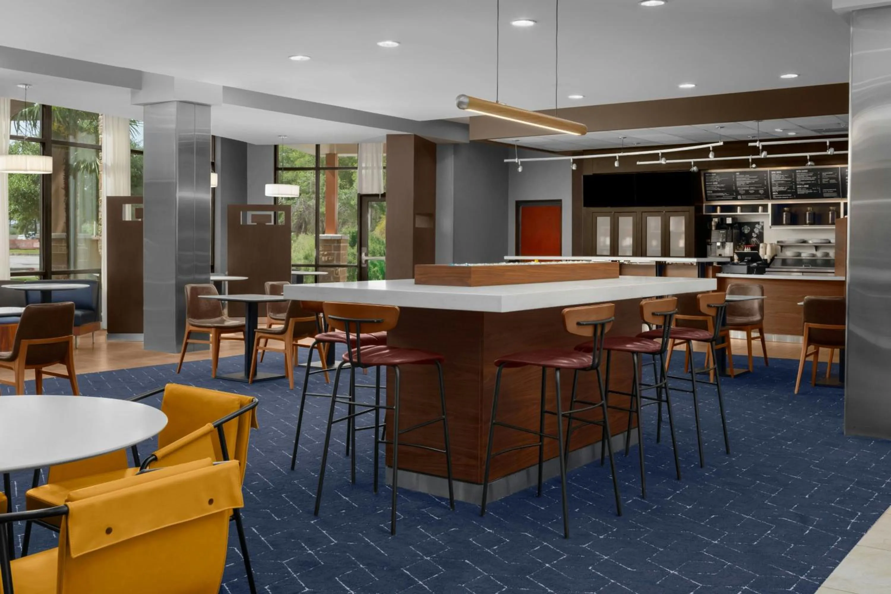 Lobby or reception in Courtyard By Marriott Houston Kingwood