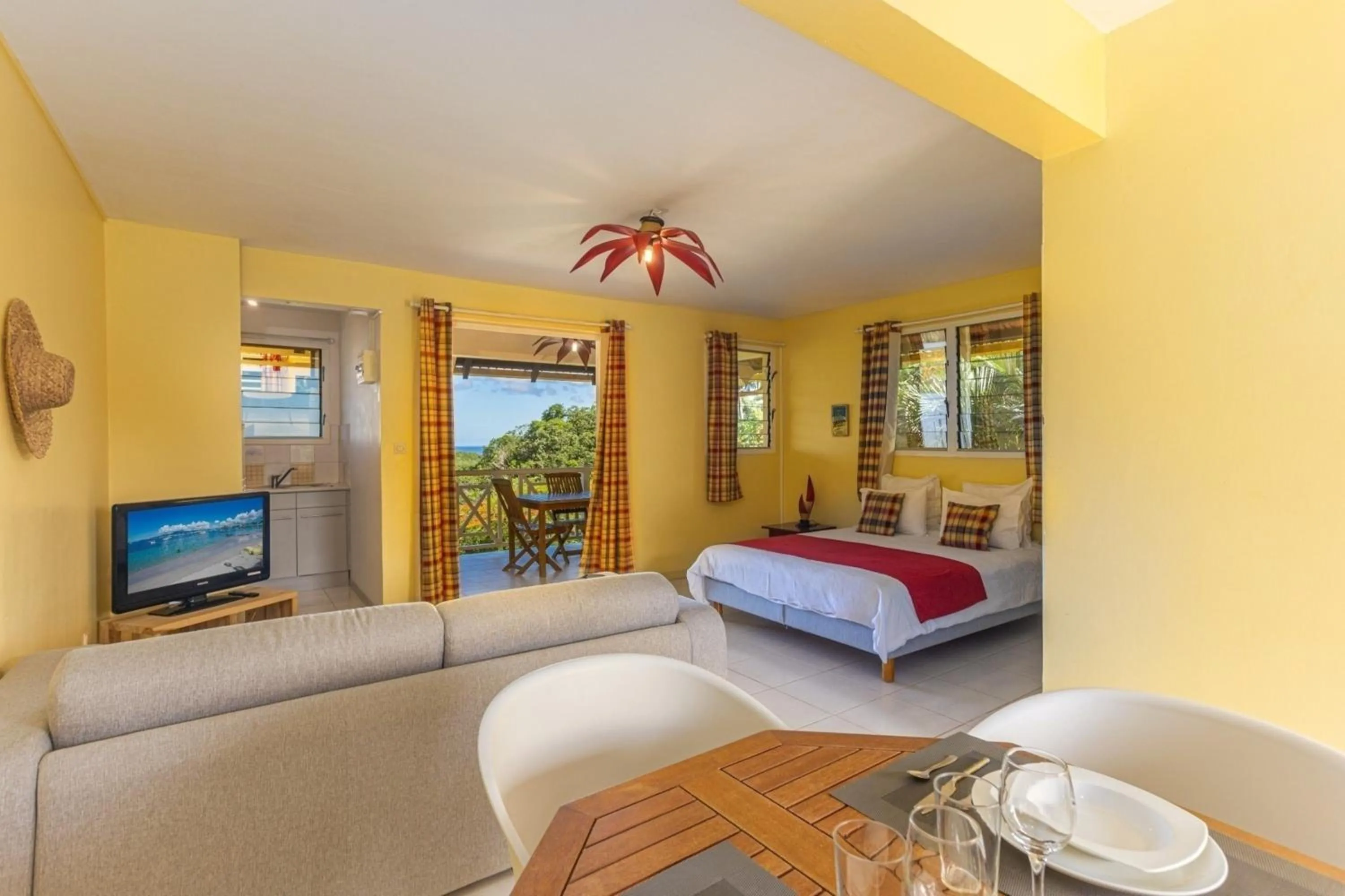 Bed in Domaine de l'Anse Ramier