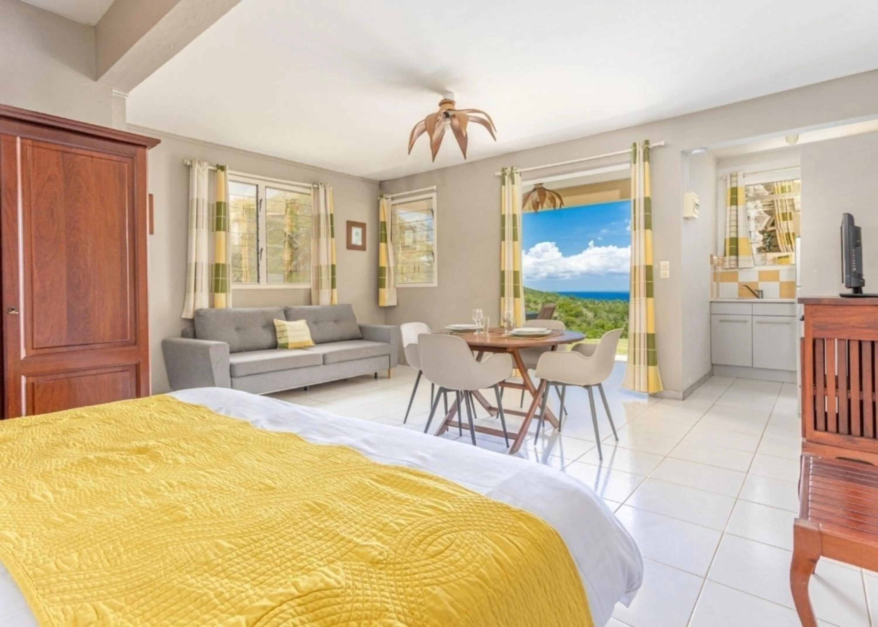 Bed in Domaine de l'Anse Ramier