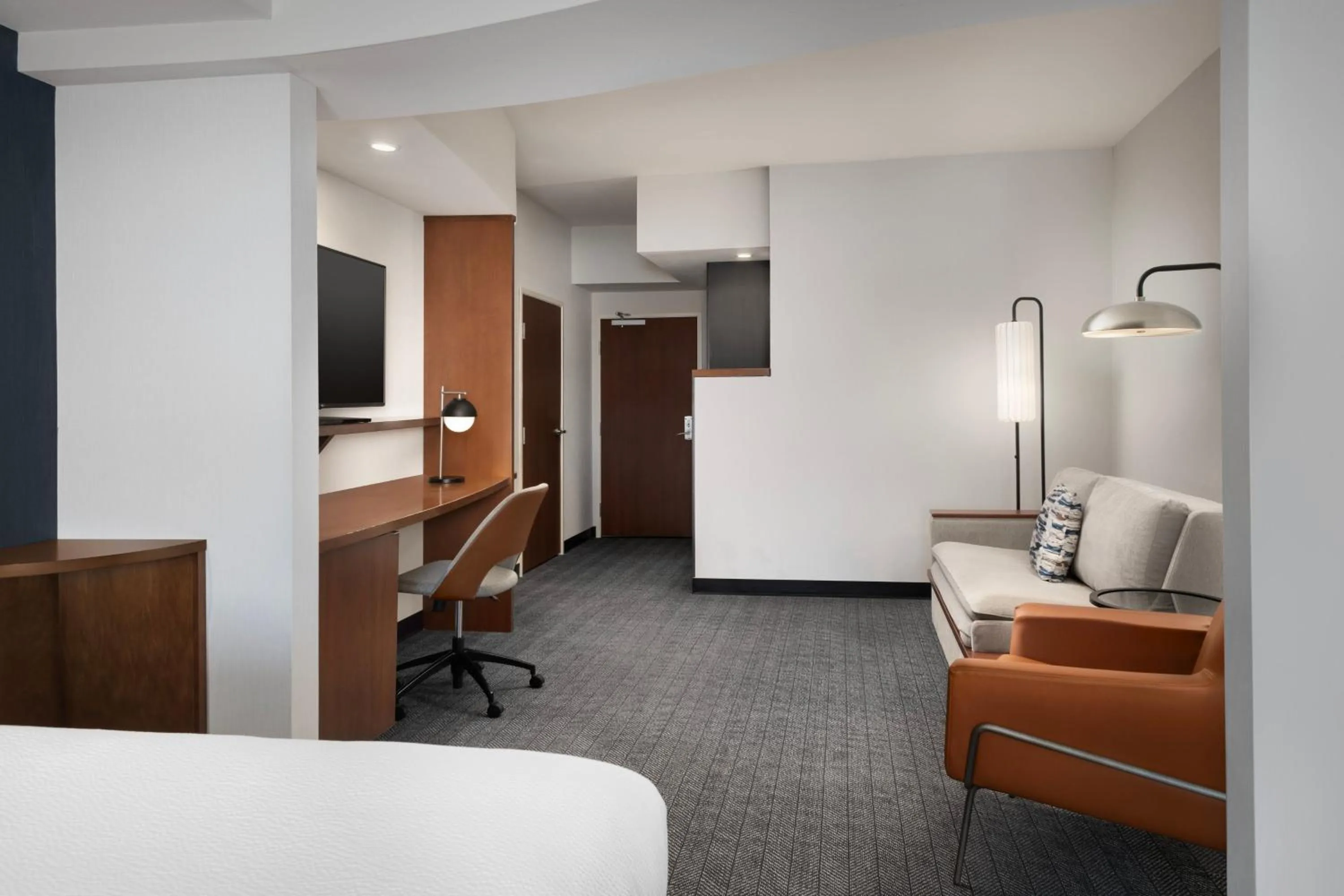 Bedroom, Bed in Courtyard By Marriott Little Rock North