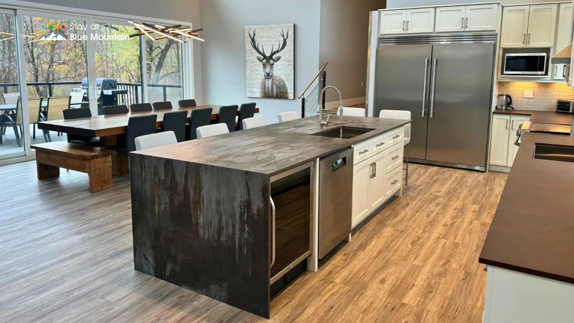 kitchen in Orchard Run Chalet