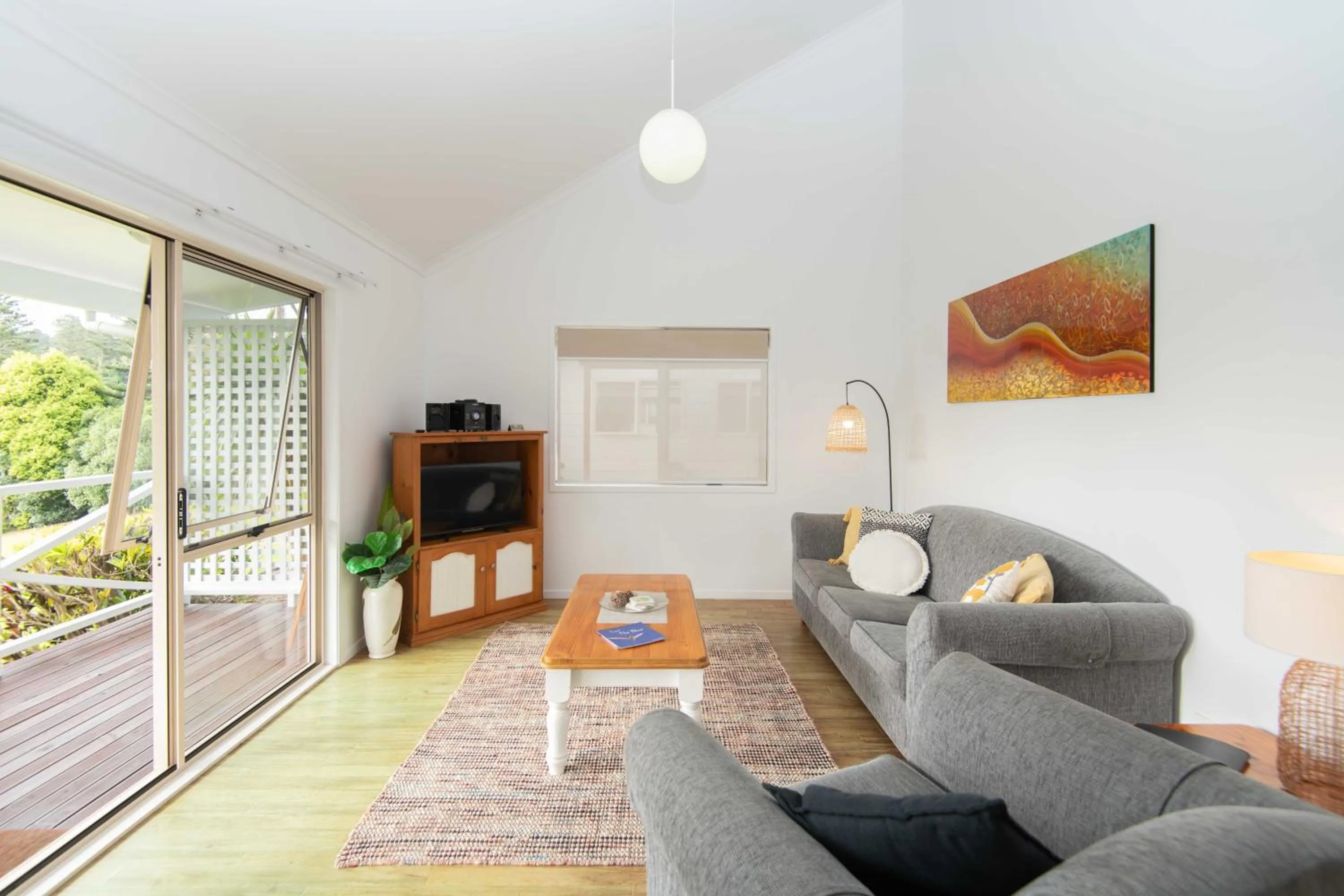 Living room in Poinciana Cottages