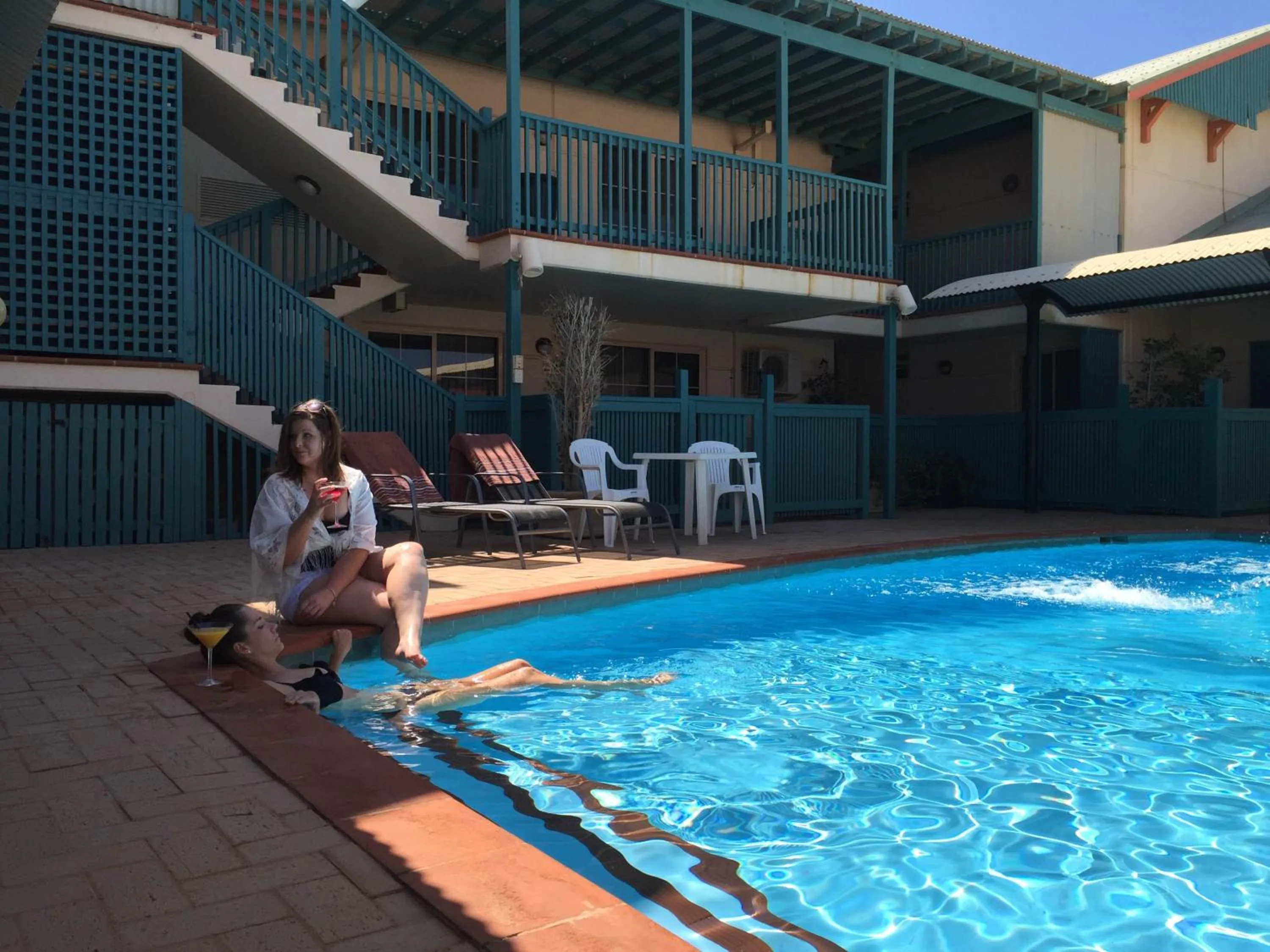 Swimming pool in Heritage Resort Shark Bay