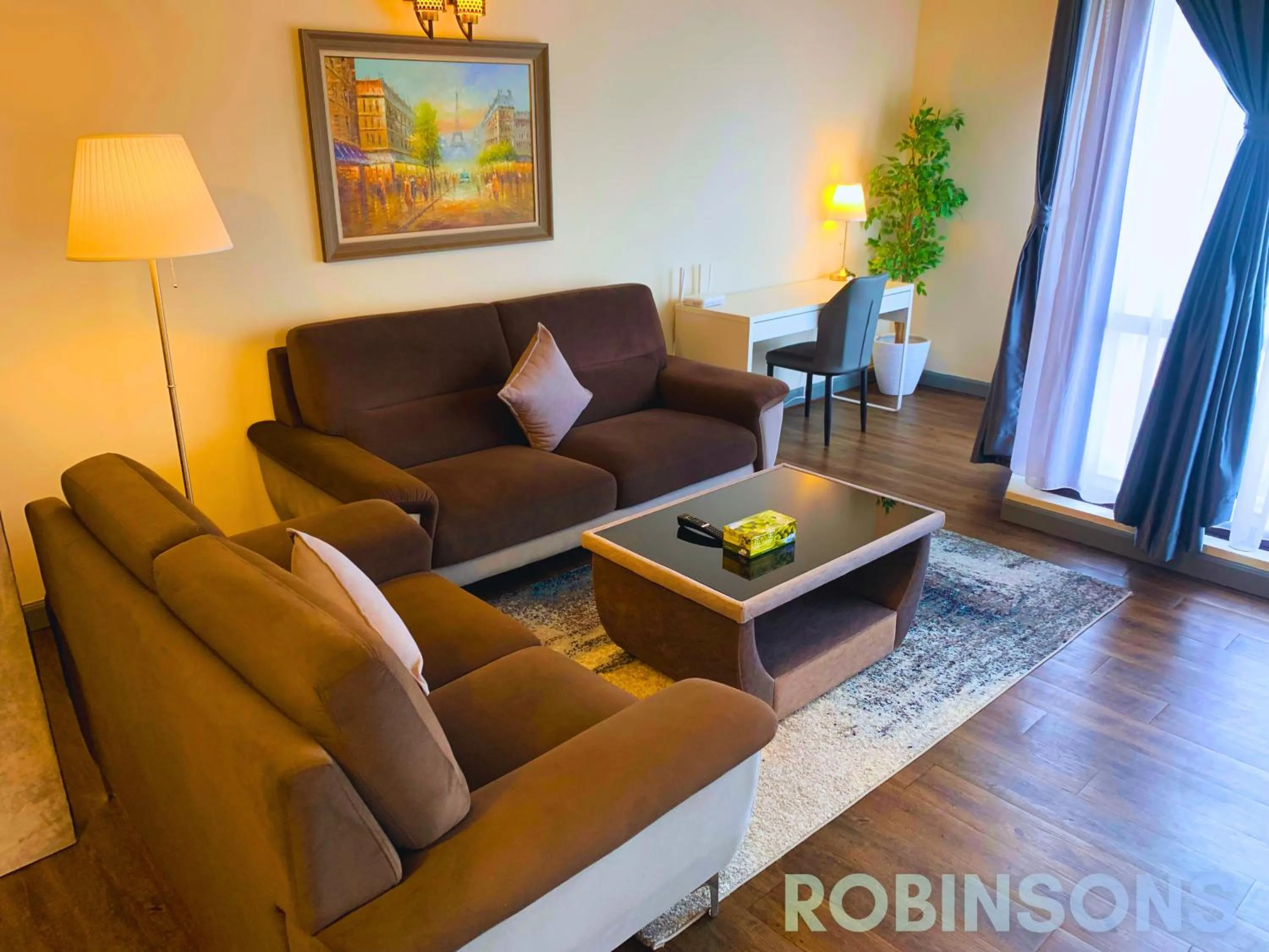 Living room in Serviced Apartments at Times Square Kuala Lumpur by Robinsons