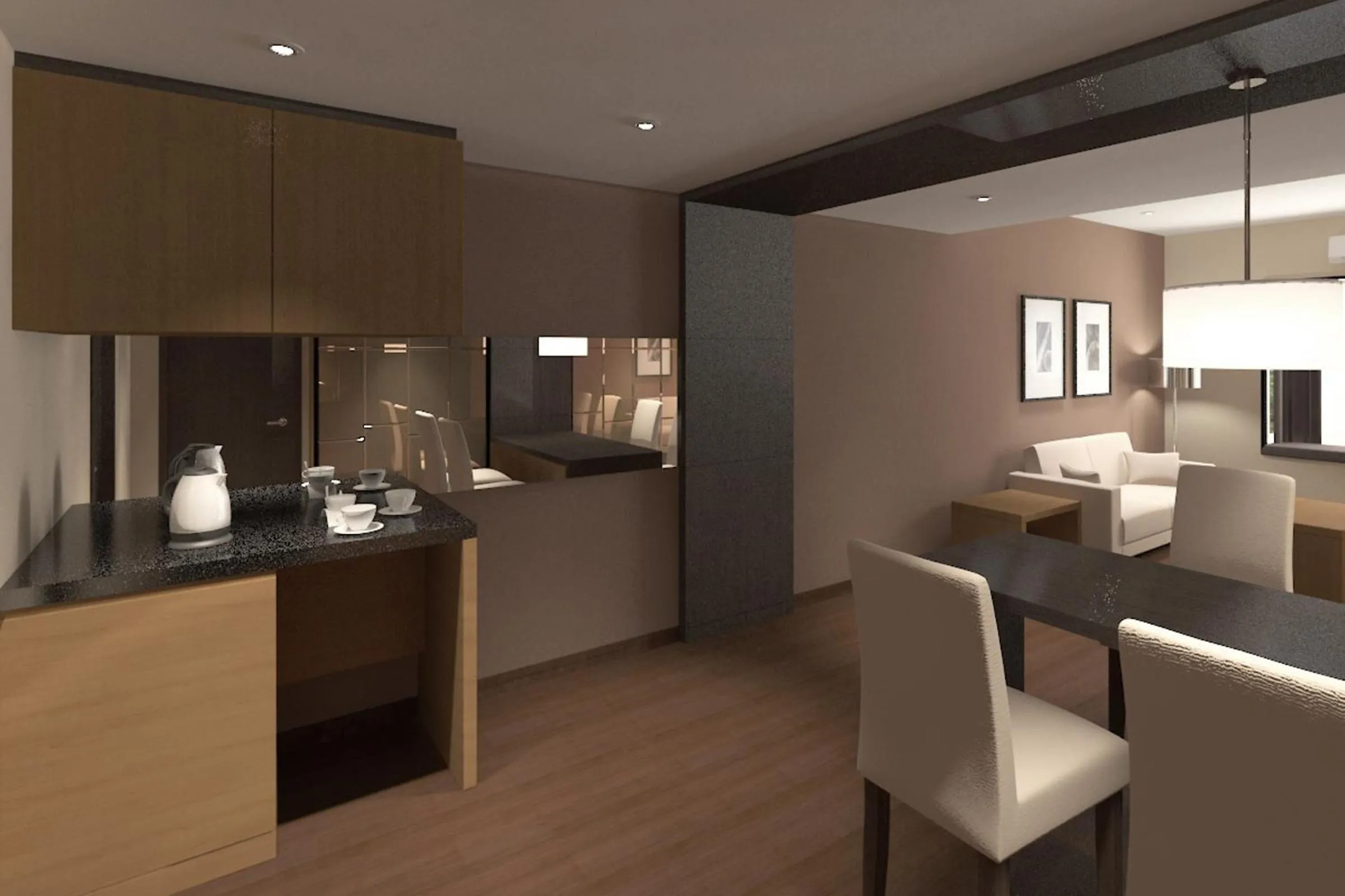 Living room in C'haya Hotel