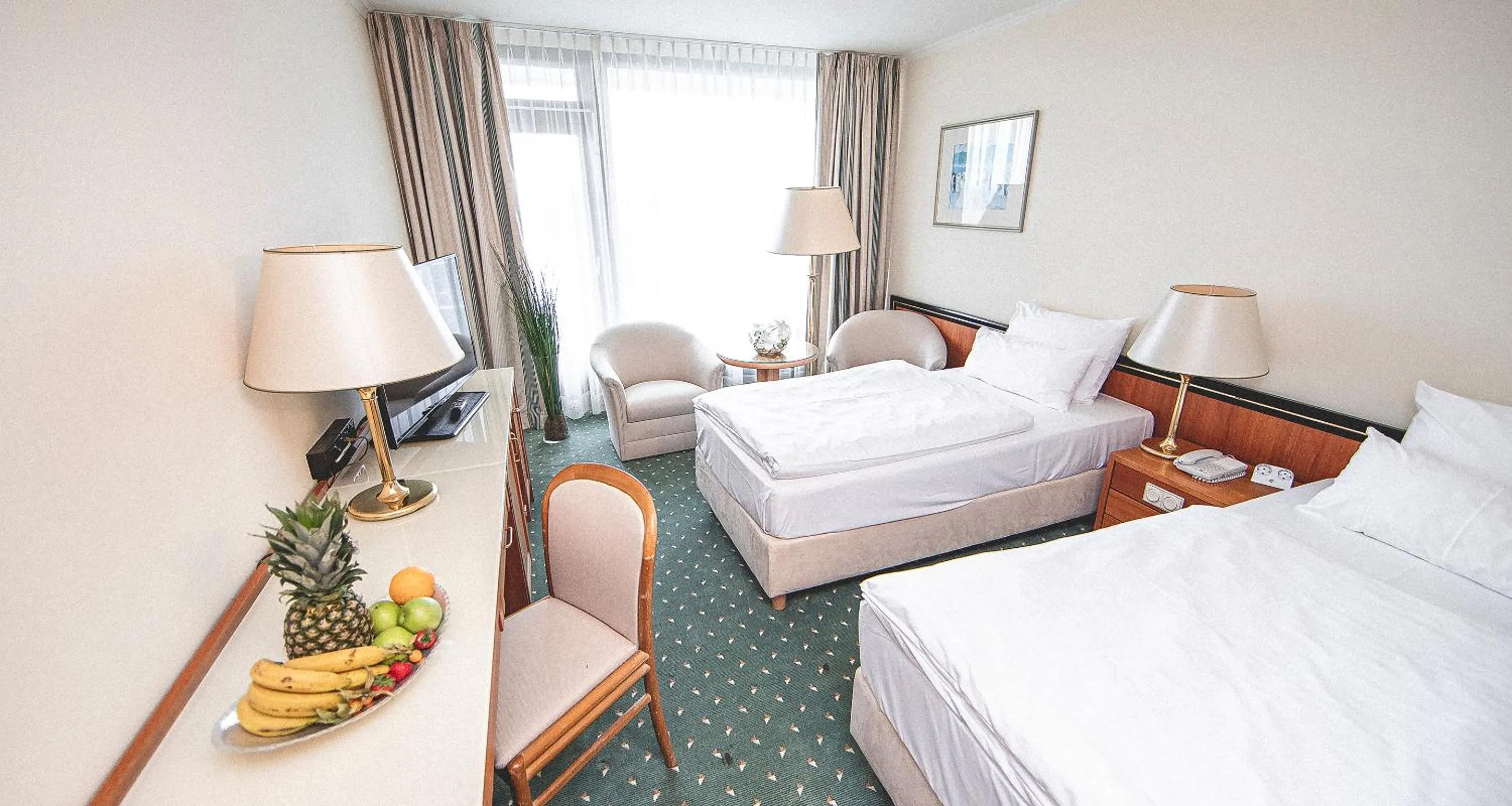 Photo of the whole room, Bed in PLAZA Hotel Gelsenkirchen