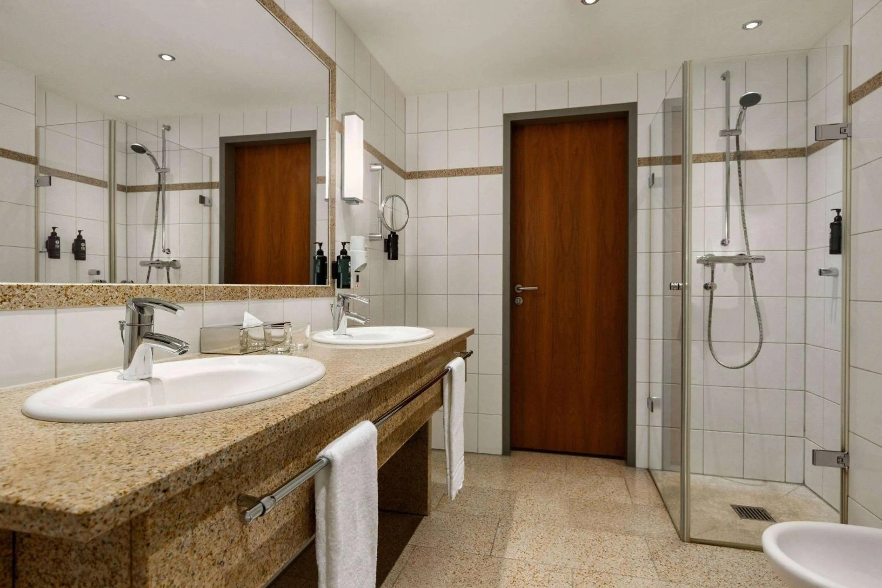 Shower in Ramada by Wyndham Duesseldorf Ratingen