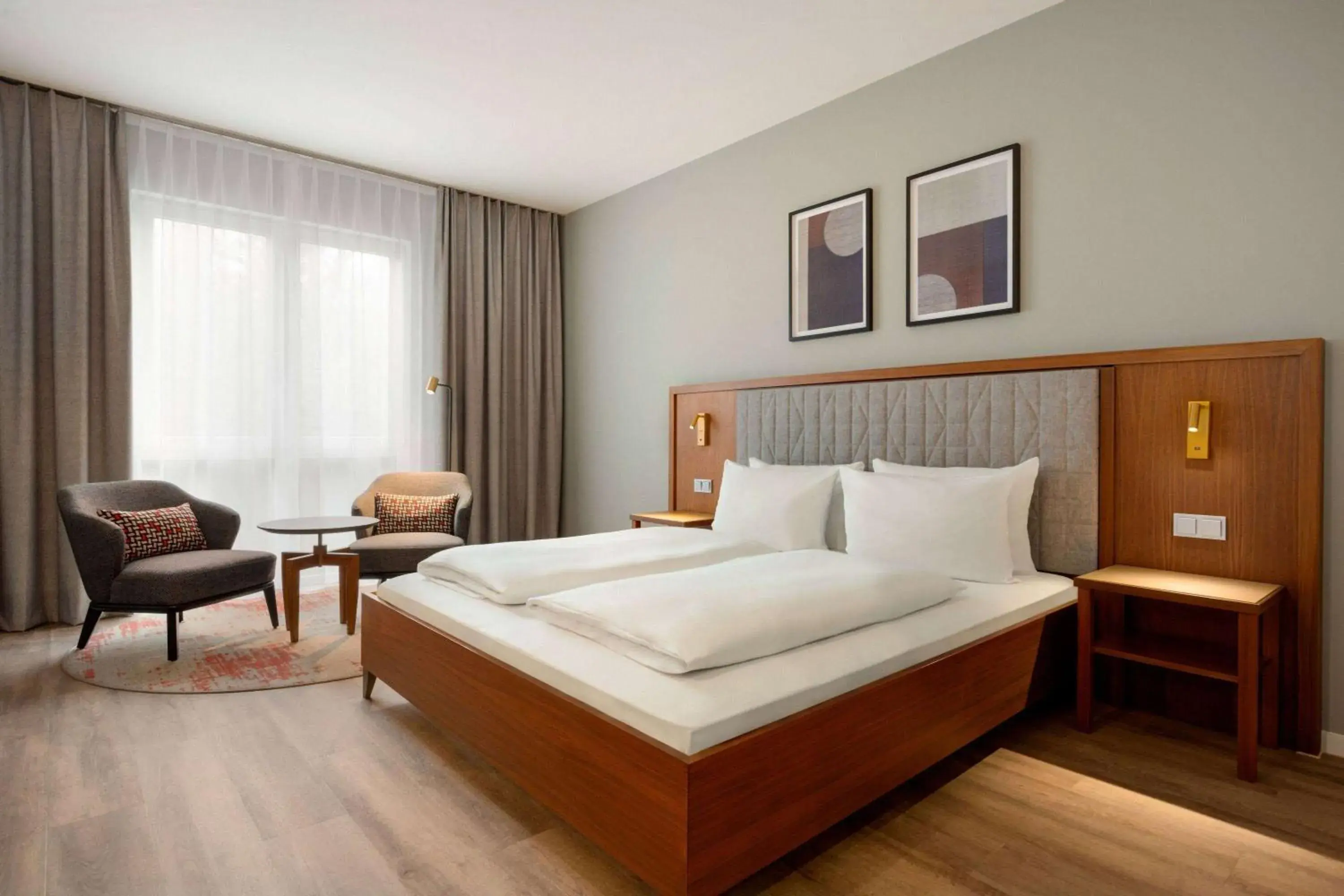 Bed in Ramada by Wyndham Duesseldorf Ratingen Bed in Ramada by Wyndham Duesseldorf Ratingen