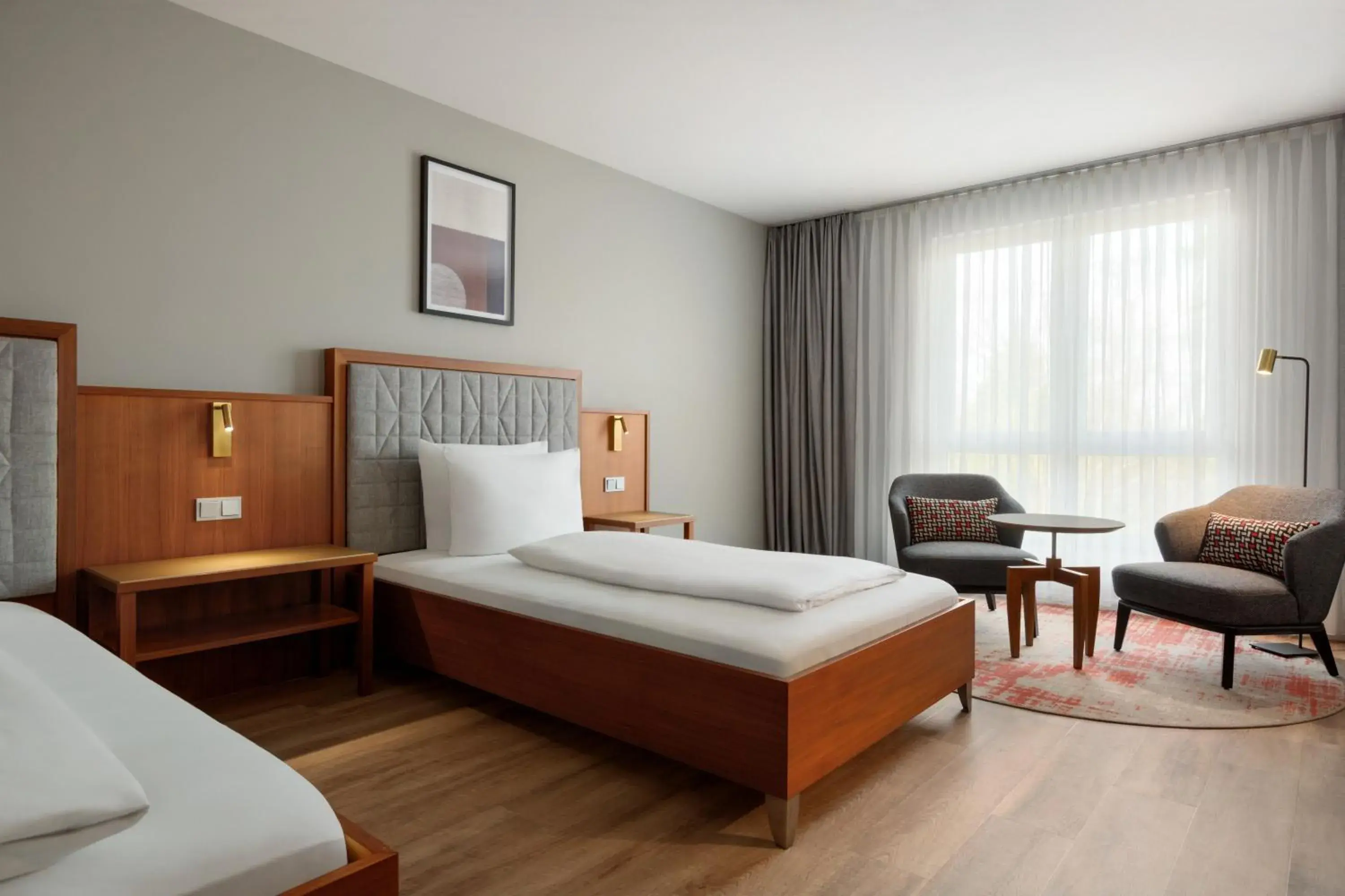 Bed in Ramada by Wyndham Duesseldorf Ratingen Bed in Ramada by Wyndham Duesseldorf Ratingen