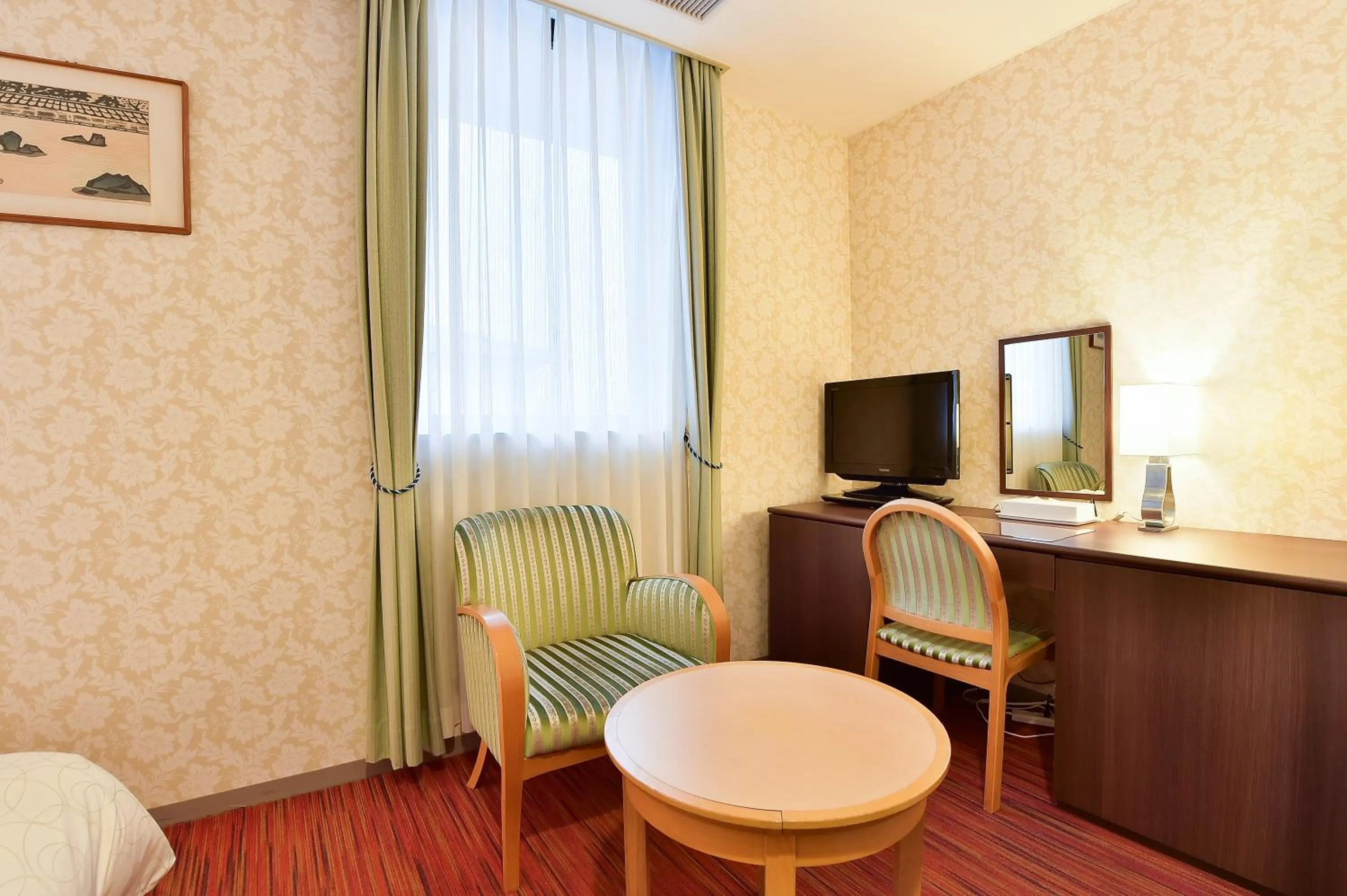 Bed in KKR Kyoto Kuniso