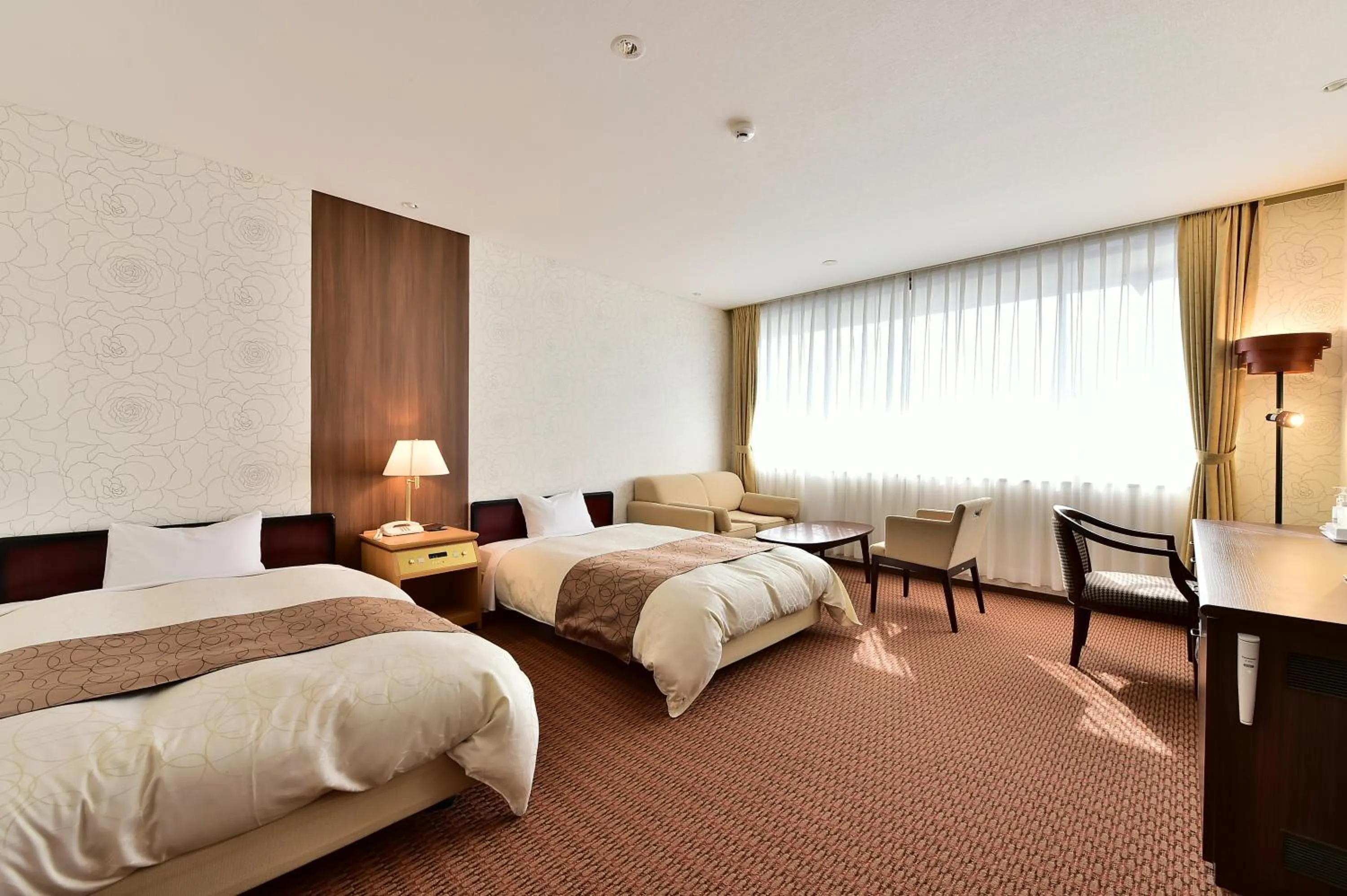 Bed in KKR Kyoto Kuniso