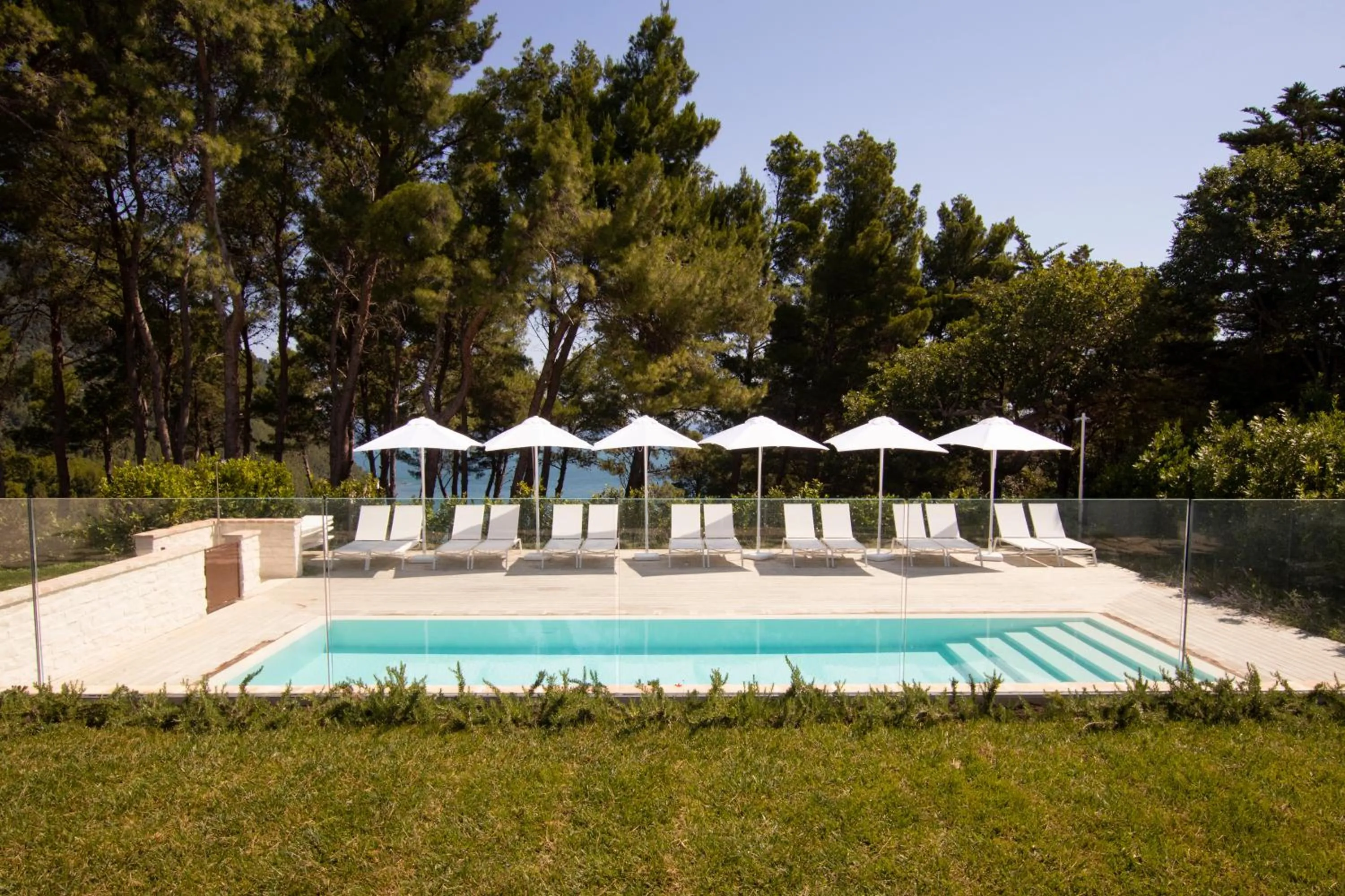 Pool view in San Michele Relais & Spa