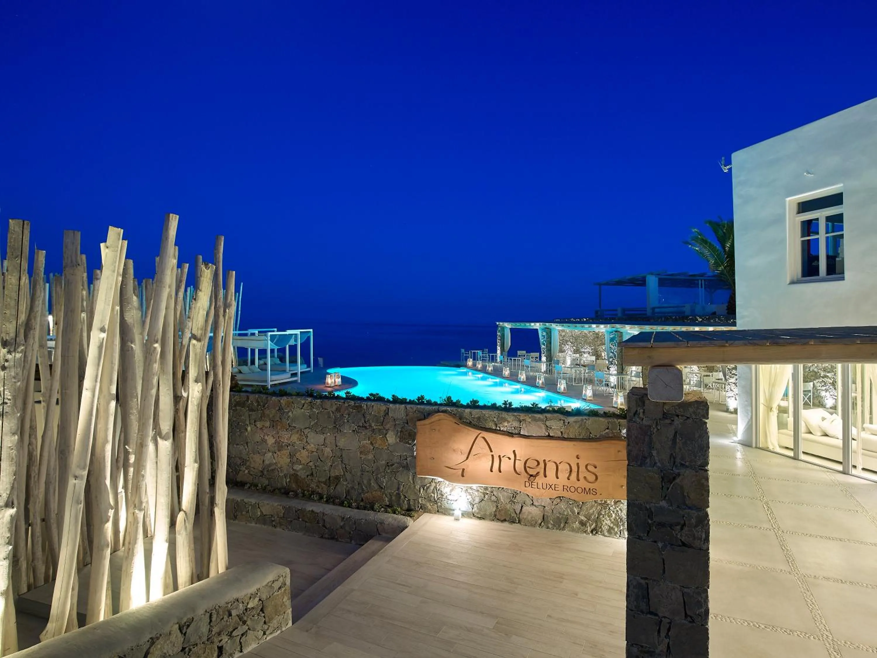 Facade/entrance in Artemis Seaside Resort