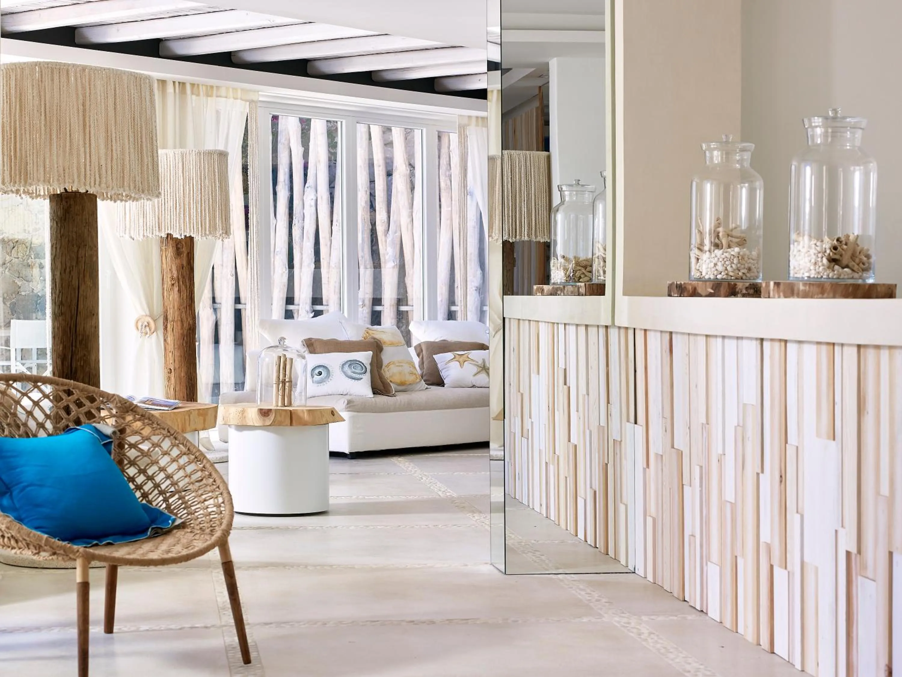 Living room in Artemis Seaside Resort