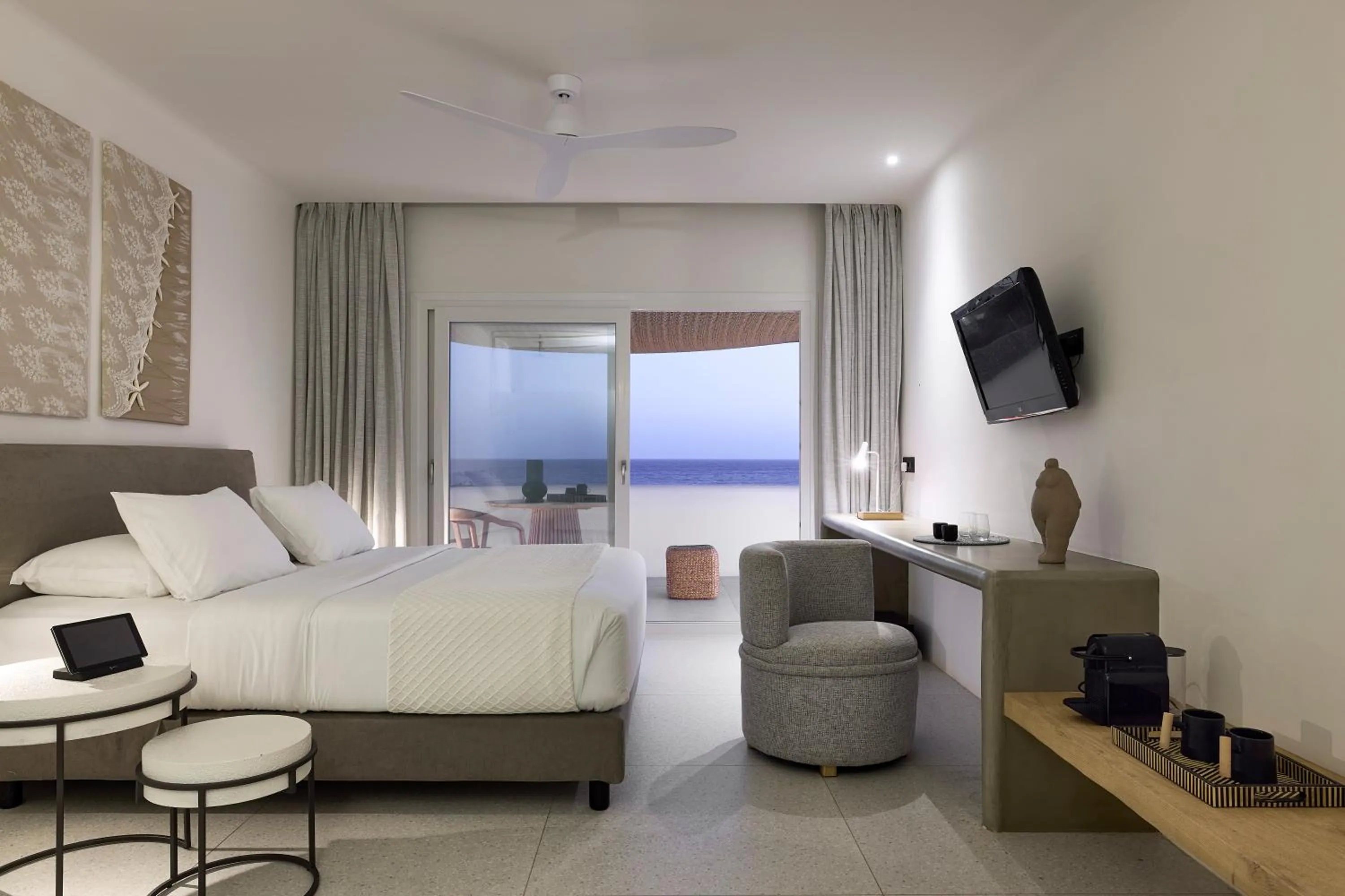 Bed in Artemis Seaside Resort