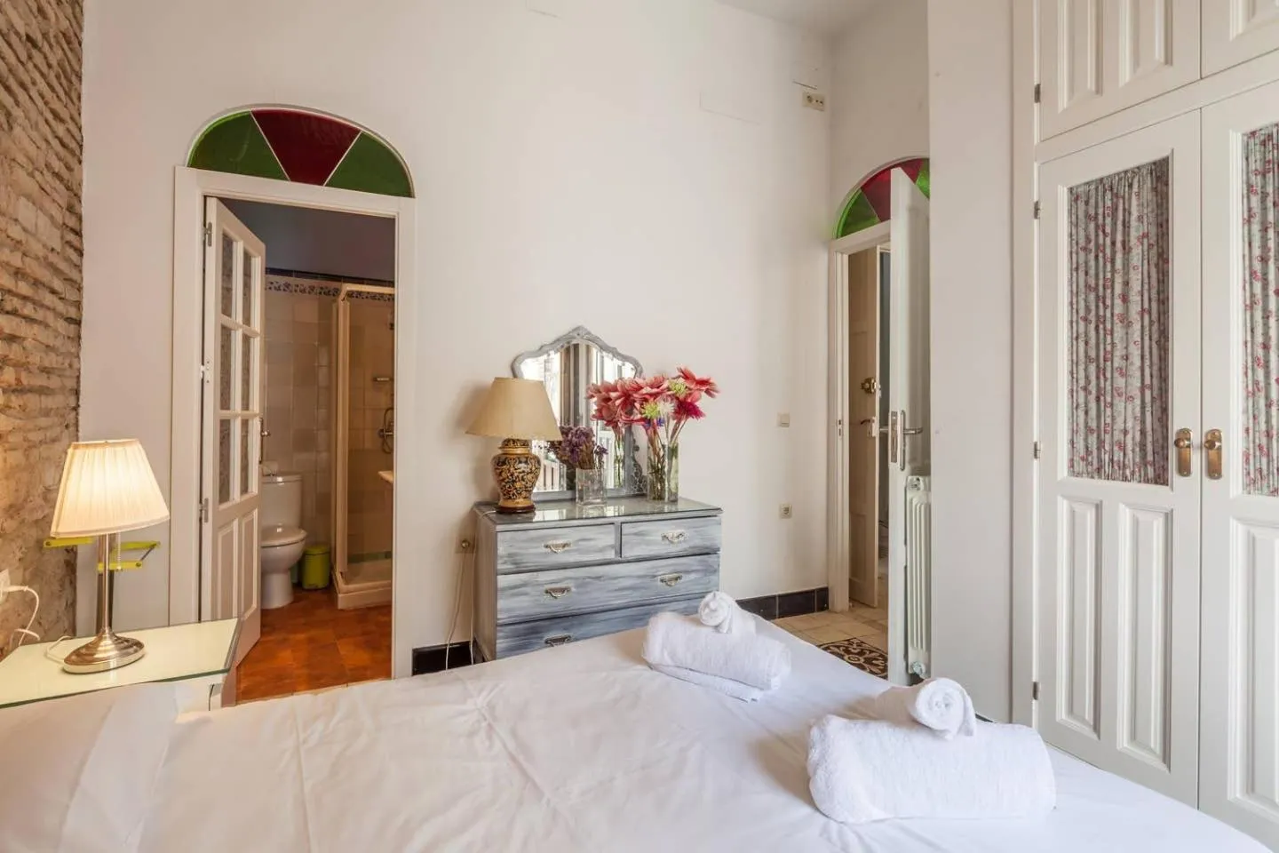 Bed in PuraSevilla apartments