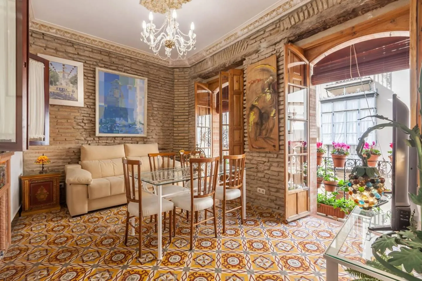 Balcony/Terrace in PuraSevilla apartments