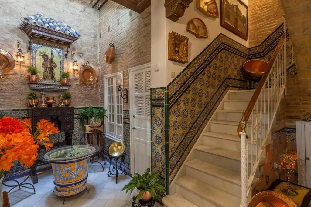 Lobby or reception in PuraSevilla apartments