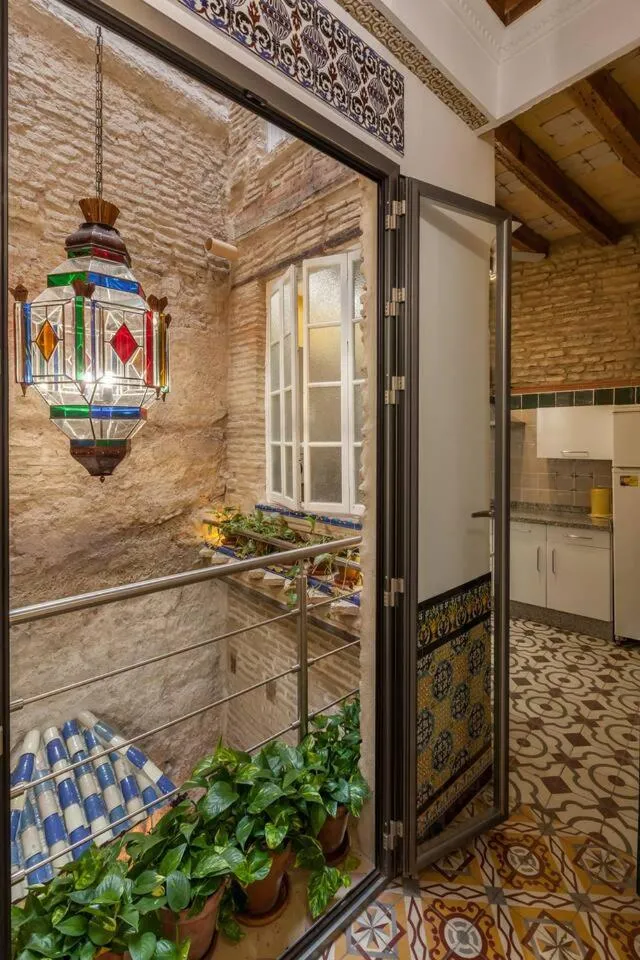 kitchen in PuraSevilla apartments