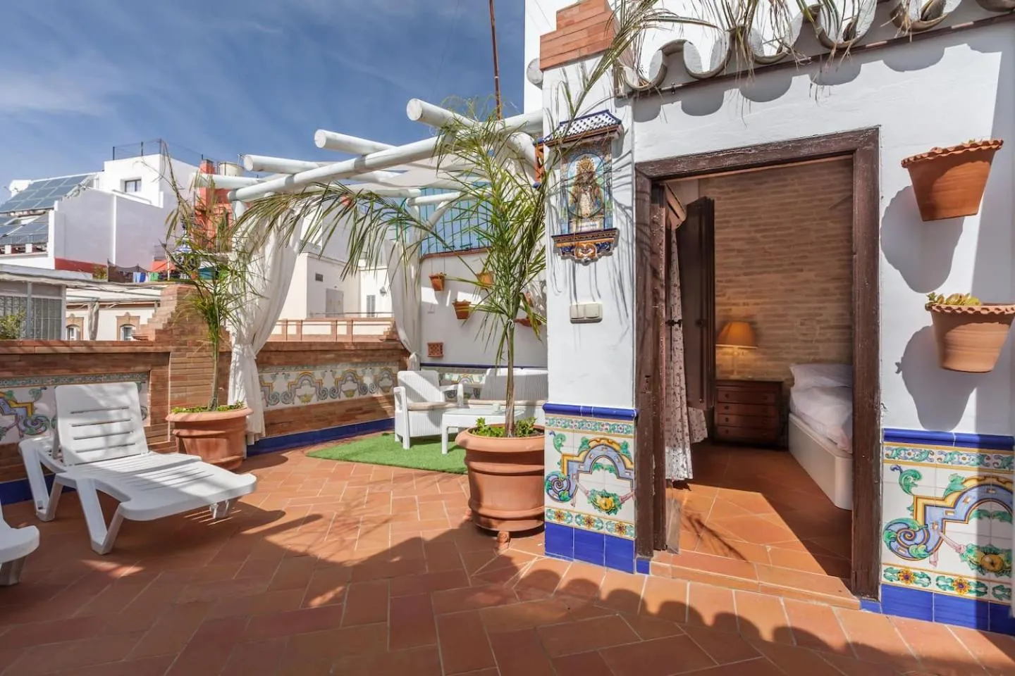 Balcony/Terrace in PuraSevilla apartments
