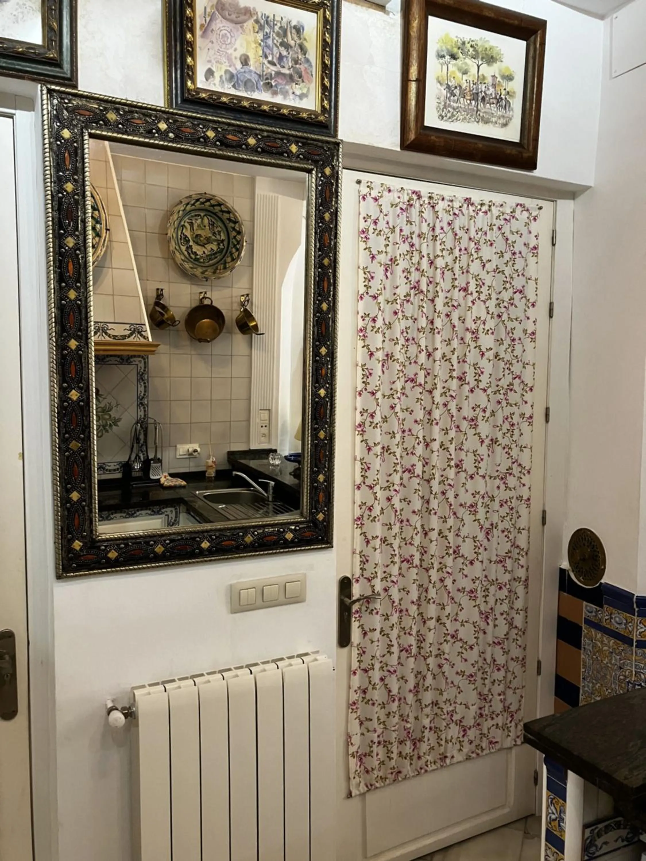 Kitchen or kitchenette in PuraSevilla apartments